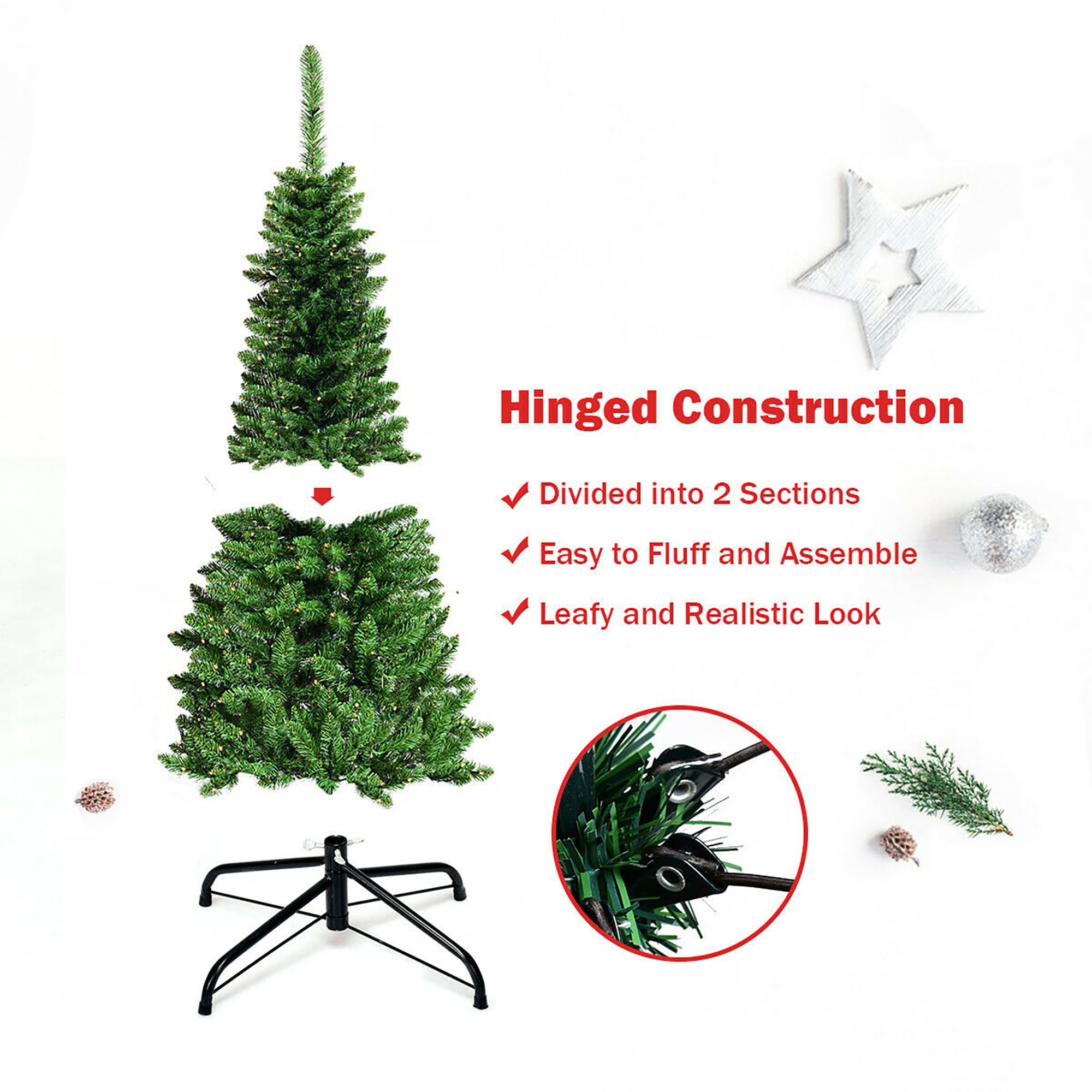 Forclover ALHY-070CM Artificial-Christmas-Trees - View #3