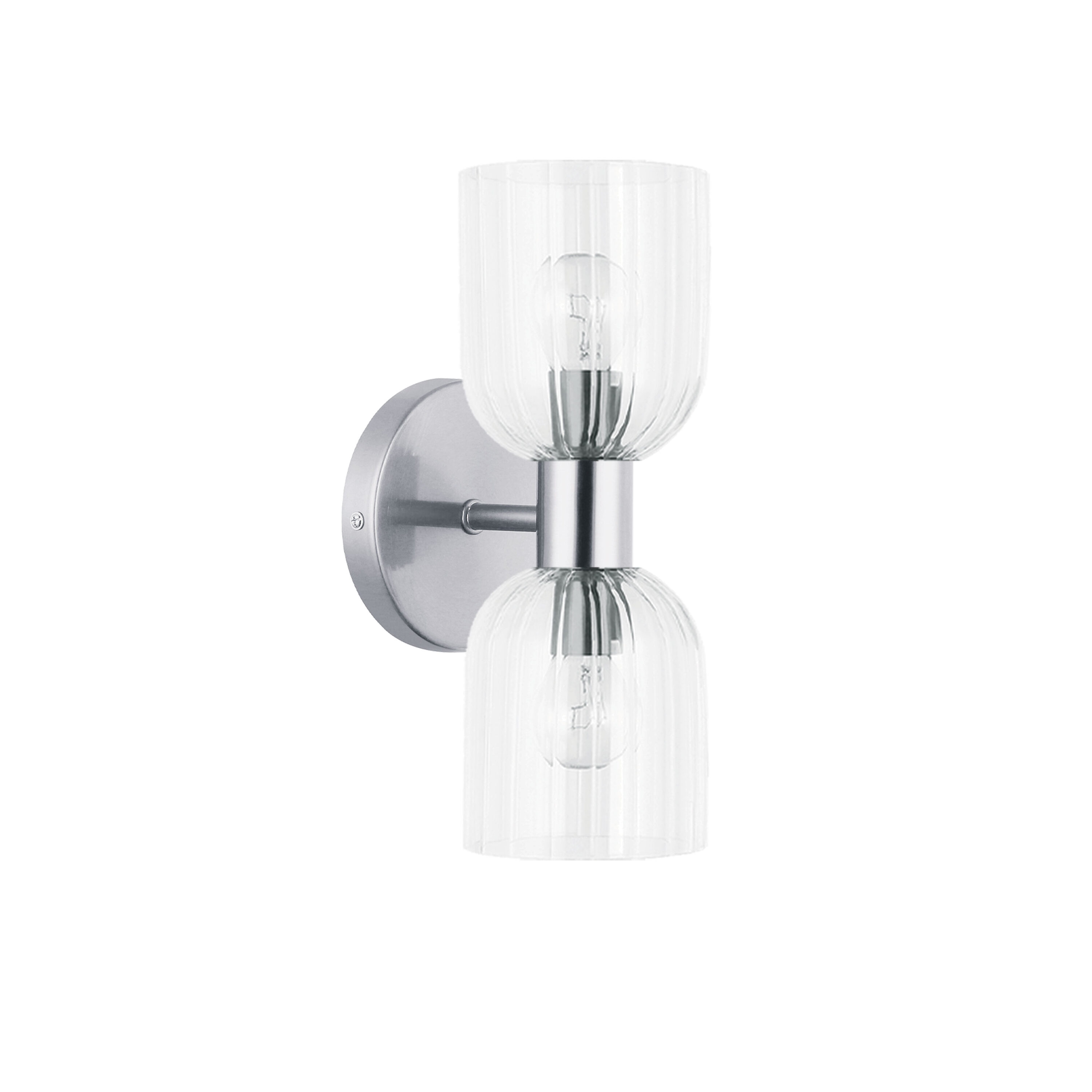 Vienna 4.75-in W 2 -Light Polished Chrome Transitional Wall Sconce