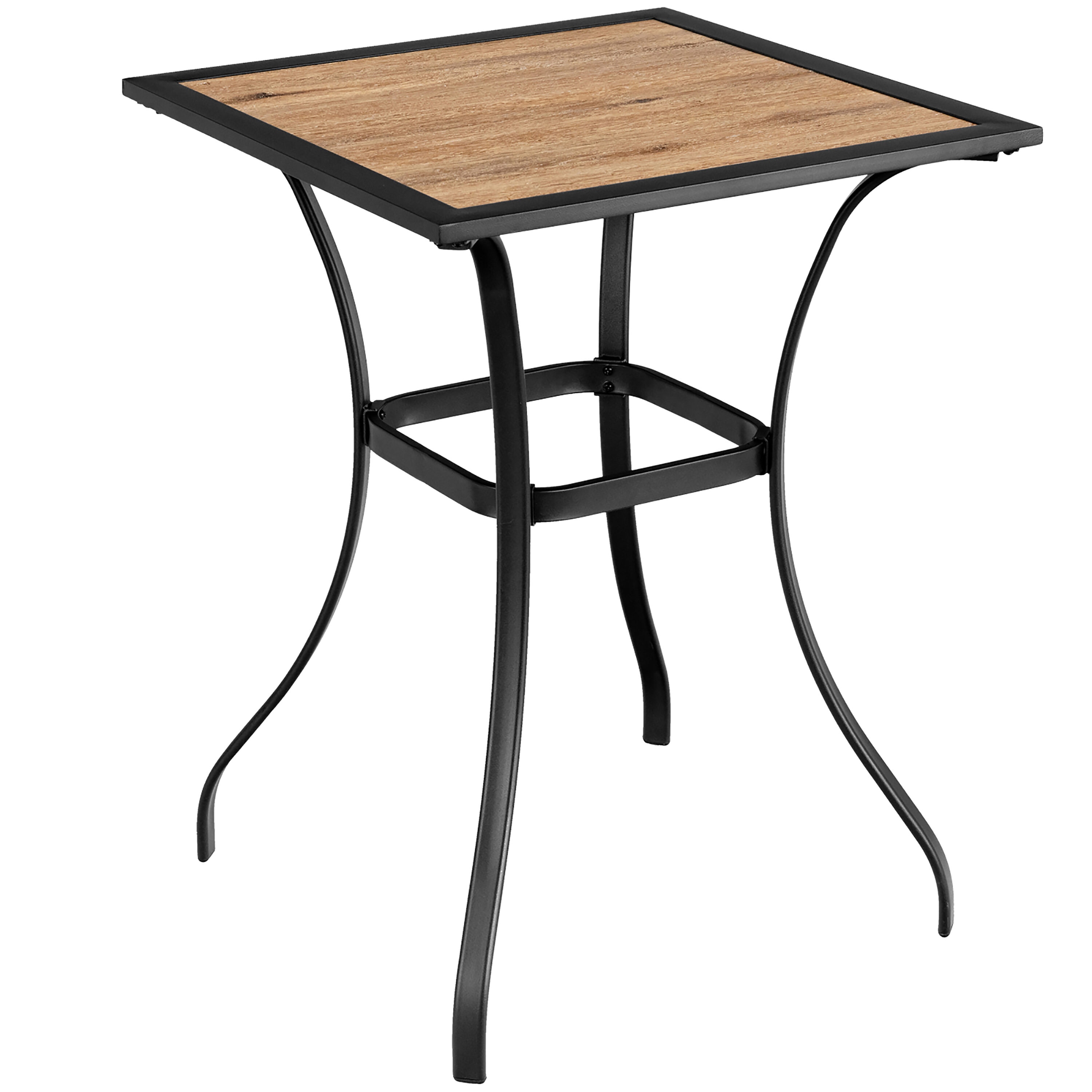 Goplus NP10139-12 Square Outdoor Bar height Table 28-in W x 28-in L