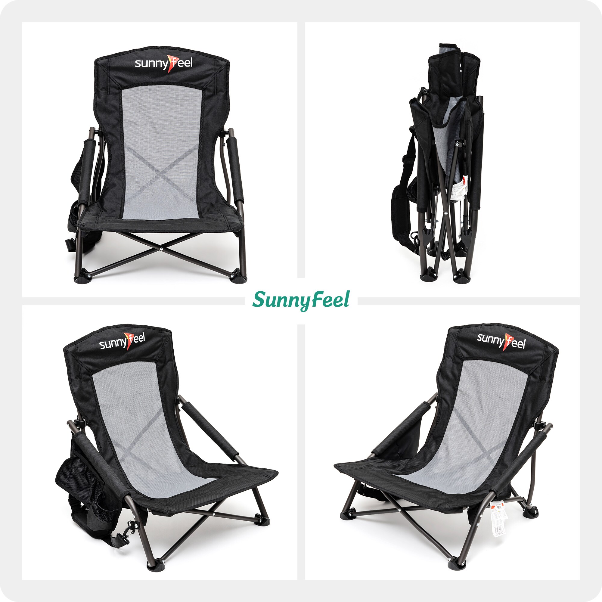 Clihome CL-CCAC2417GBK1 Beach-Camping-Chairs - View #7