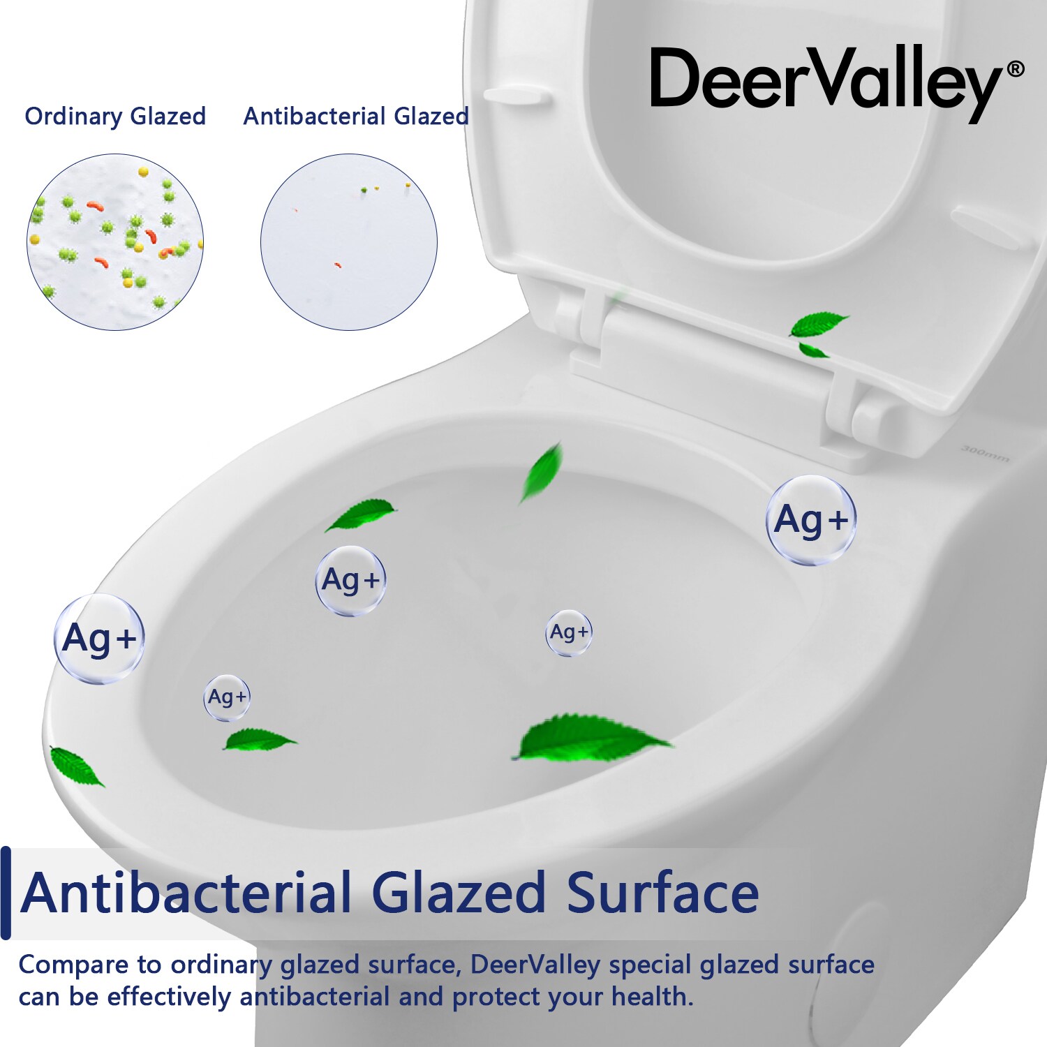 White Ceramic Dual Flush Elongated One-Piece Toilet