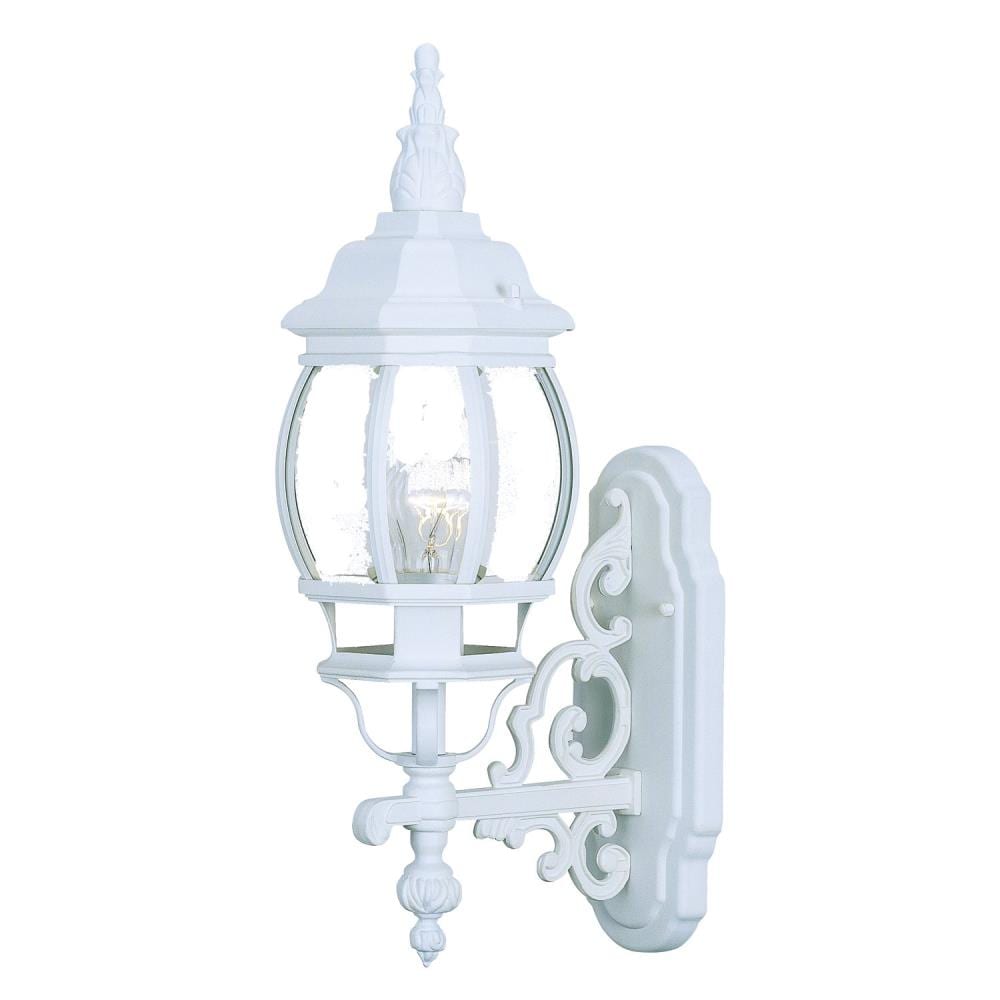 Acclaim Lighting 5150TW Chateau 1 -Light 20.0-in H White Hardwired Outdoor Wall Light