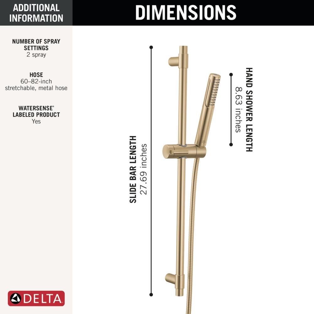 Delta 51537-CZ-PR Fixed-Showerhead - View #8