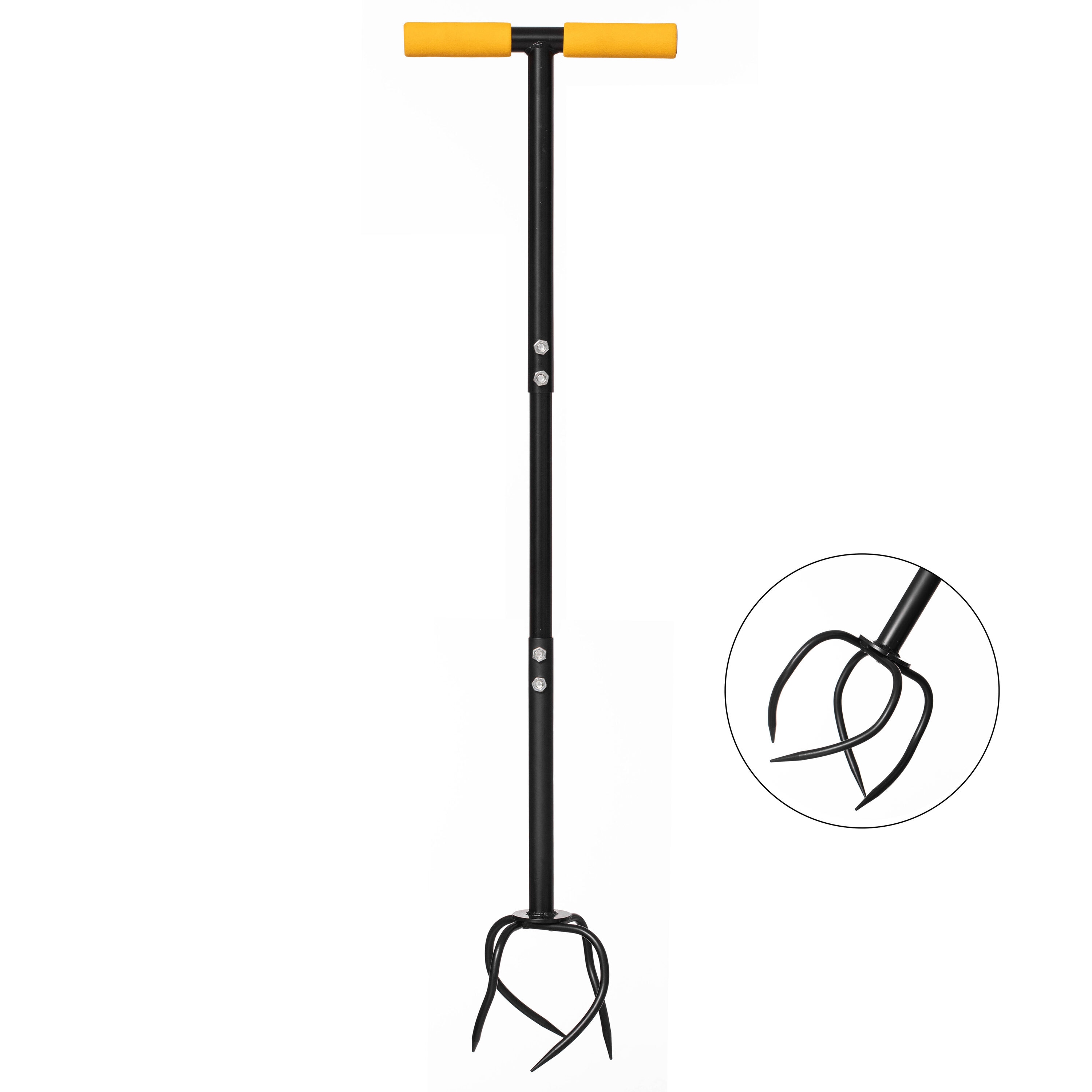 Gardenised QI004782 10-in Spike Lawn Aerator