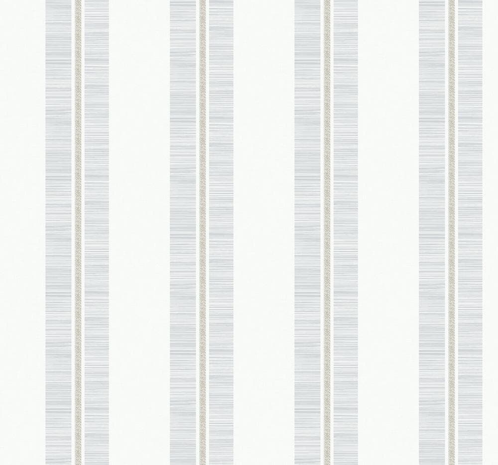 Seabrook Designs MB31005 Beach House 60.75-Sq. Feet Sand Dunes Paper Stripes Unpasted Wallpaper