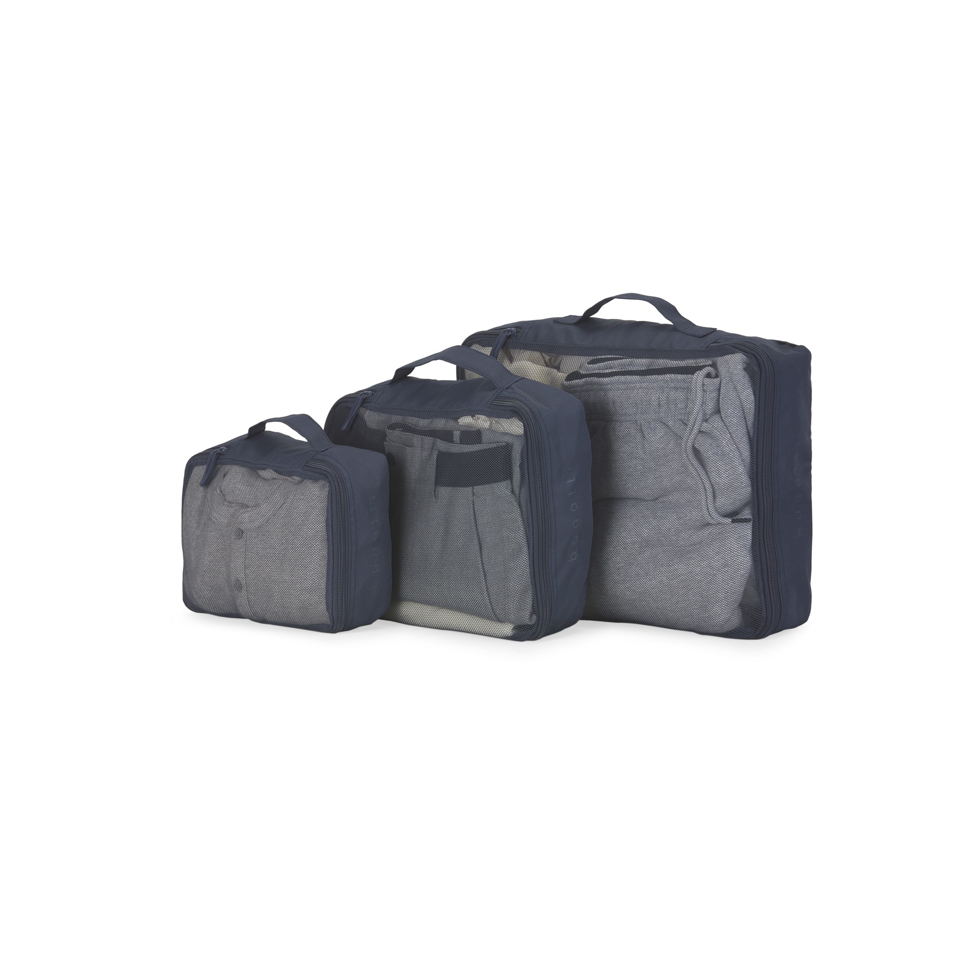 BUGATTI TAC2655BU-NAVY Packing Cubes 3-Piece Set