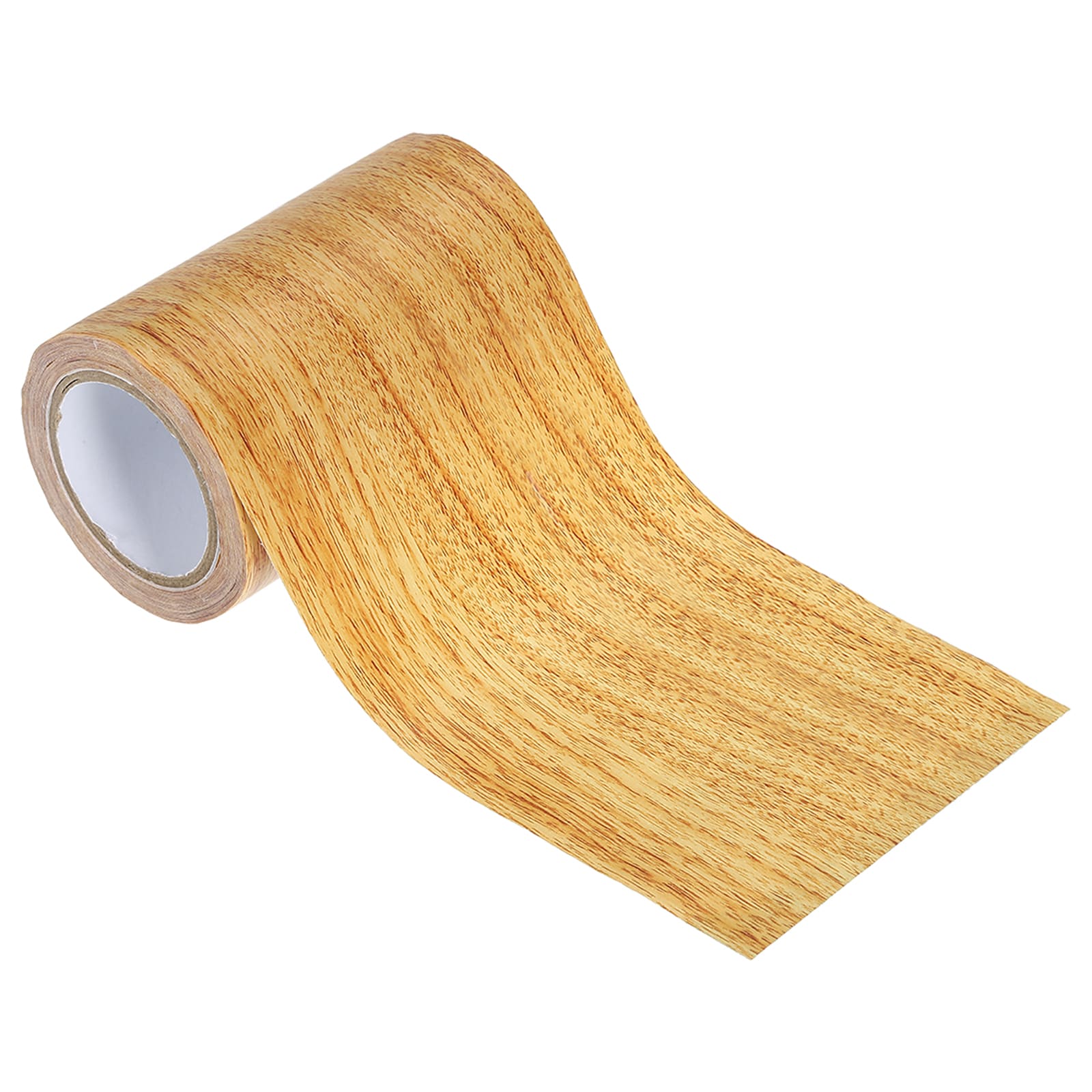 PATIKIL Wood Grain Repair Tape 4 Inch x 15ft Self Adhesive Realistic Textured Repair Tape Patch for Floor Door Table Cabinets Desk Natural Oak