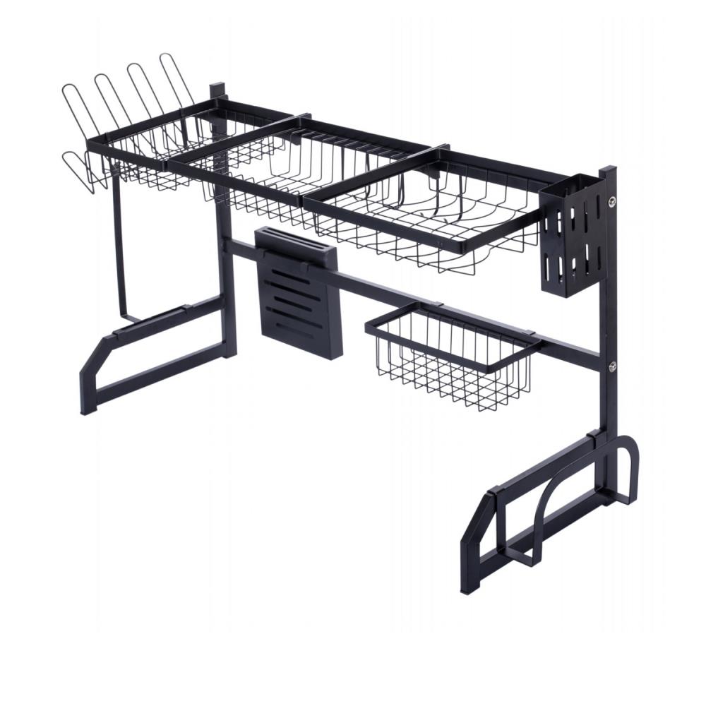 CASAINC WF-TK19018-1 12.6-in W x 40.7-in L x 21.4-in H Stainless Steel Dish Rack