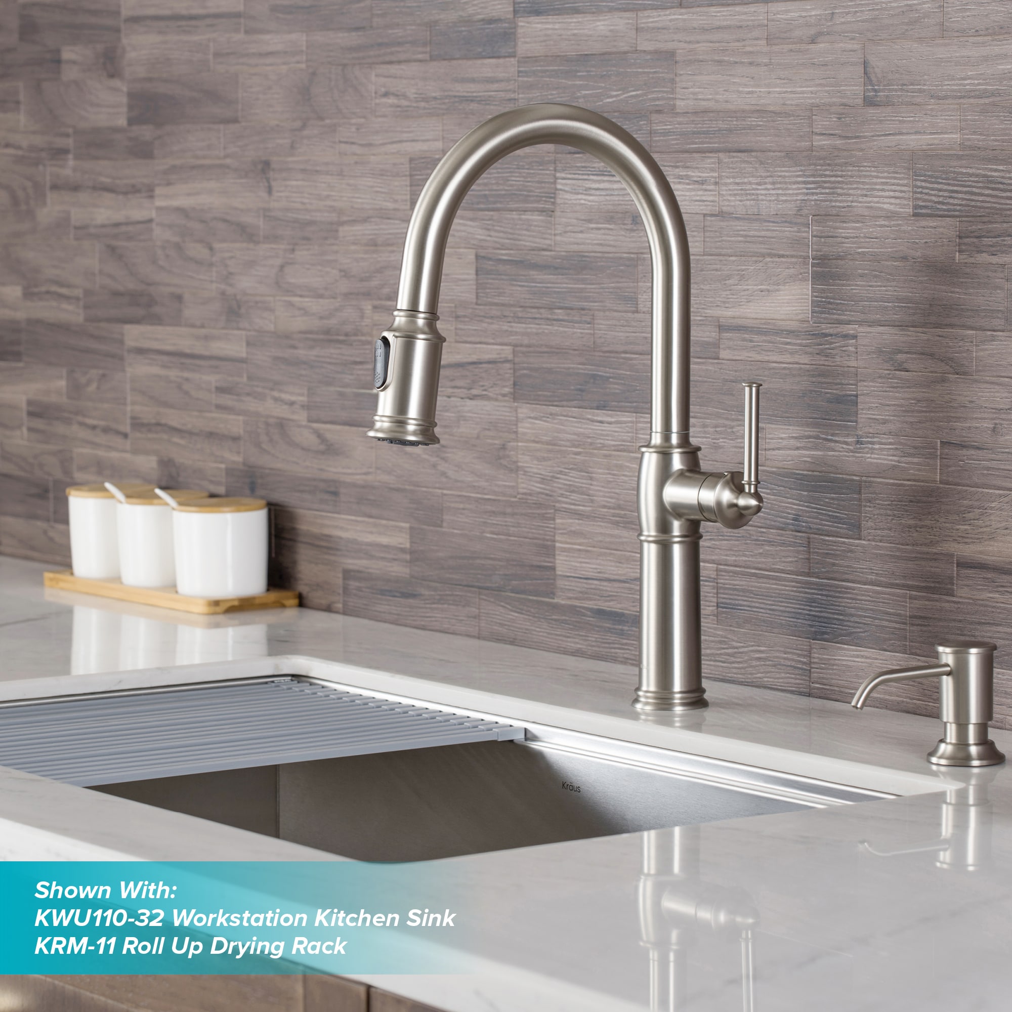 Kraus KPF-1682SFS-KSD80SFS Kitchen-Faucets - View #10