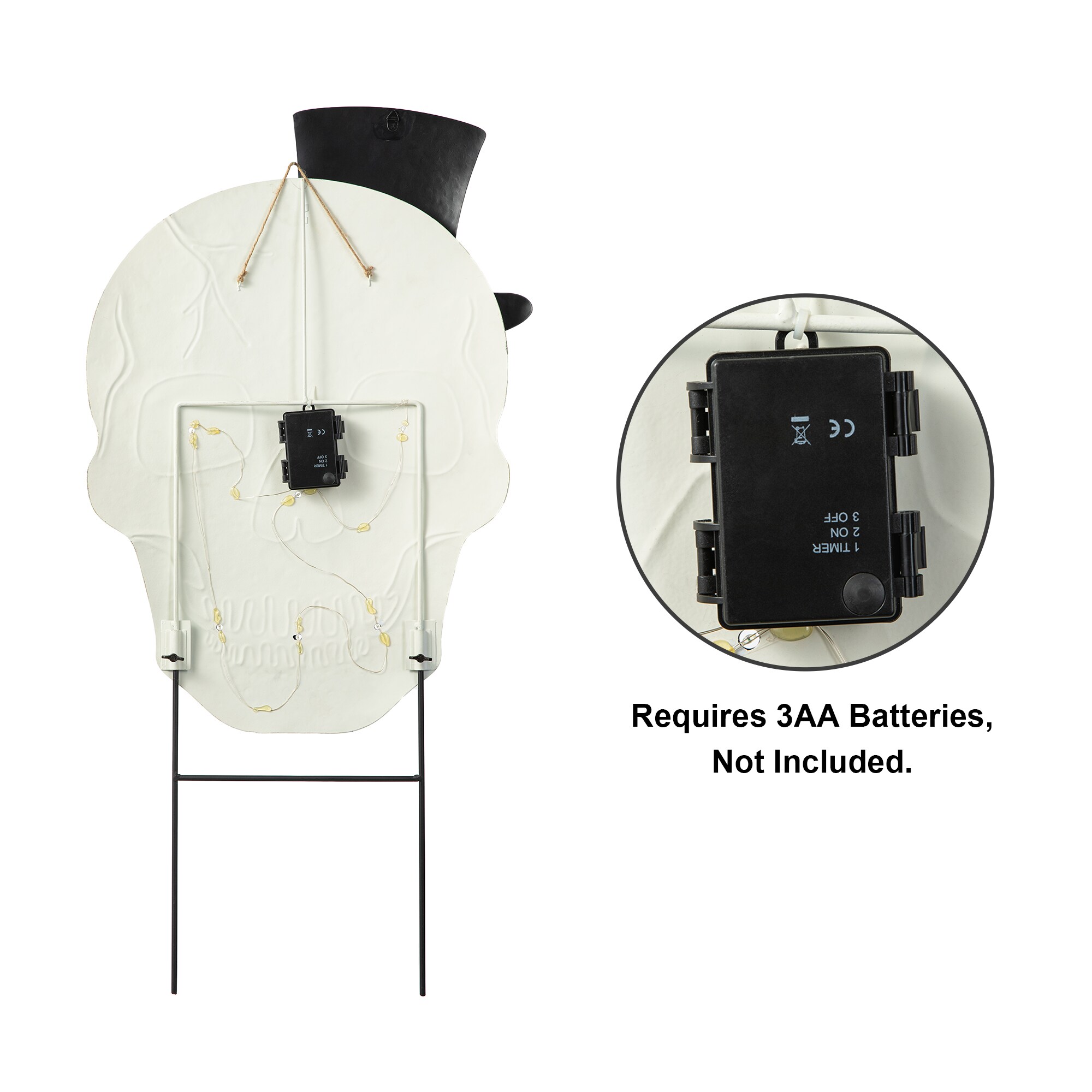 Glitzhome 2030200021 Outdoor-Halloween-Decor - View #3