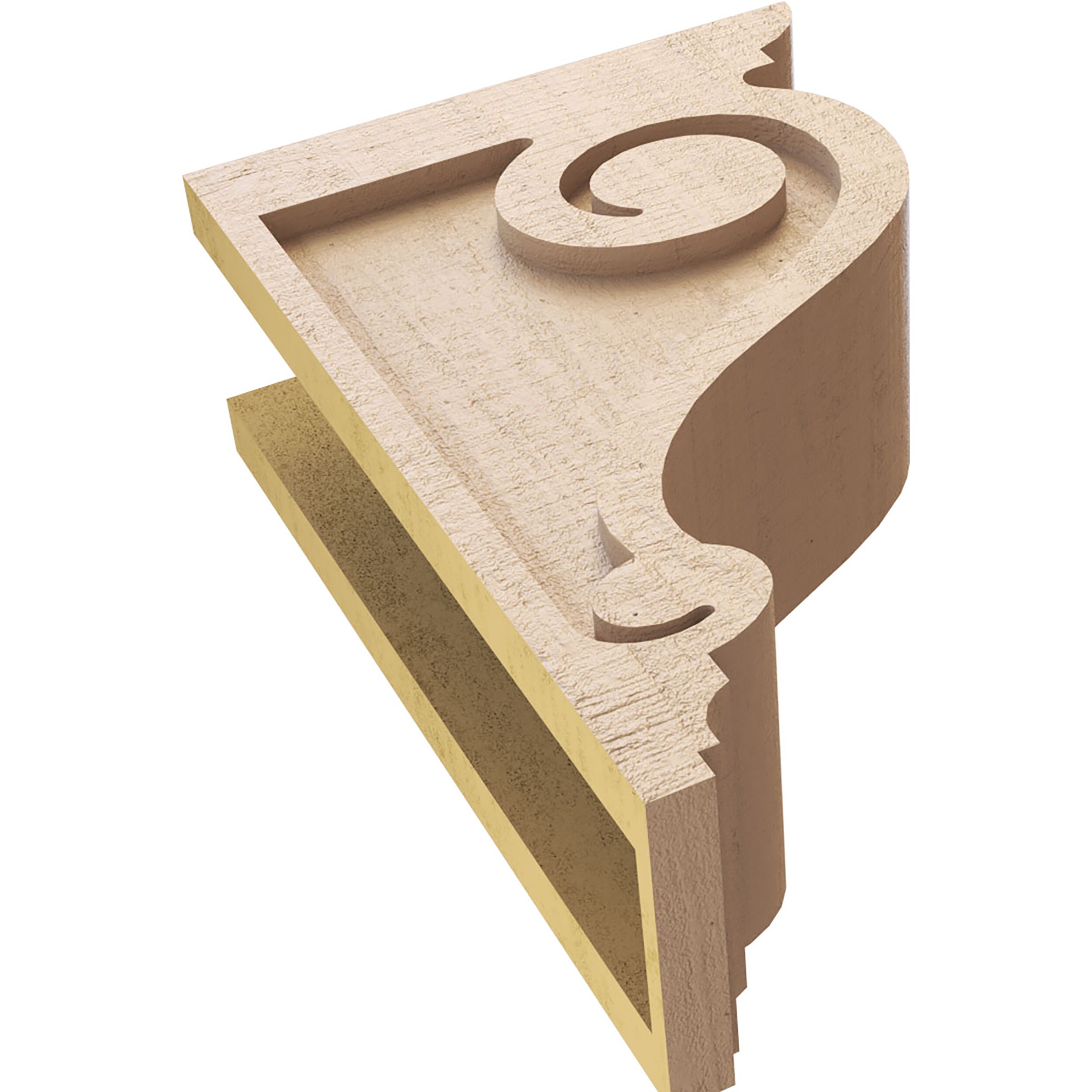 Ekena Millwork CORU05X10X15SCRRCPR corbels - View #6