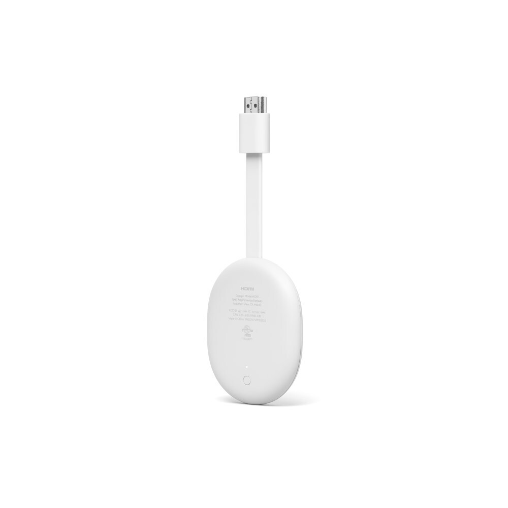 Google Chromecast with Google TV 4K HDR Streaming Media Player Google  Assistant Voice Control in Snow in the Media Streaming Devices department  at