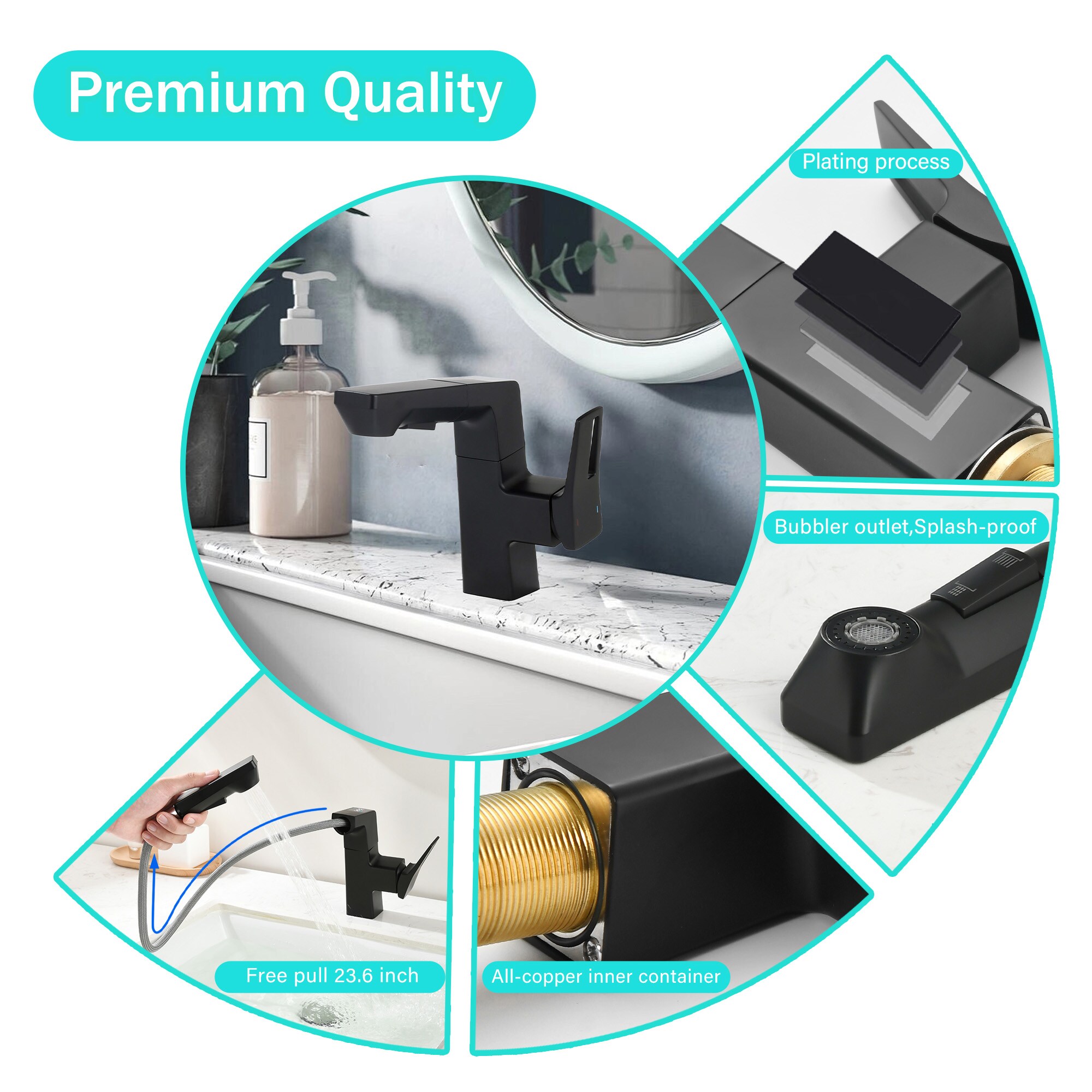 CASAINC YT-72BN-H Lavatory-Faucets - View #3