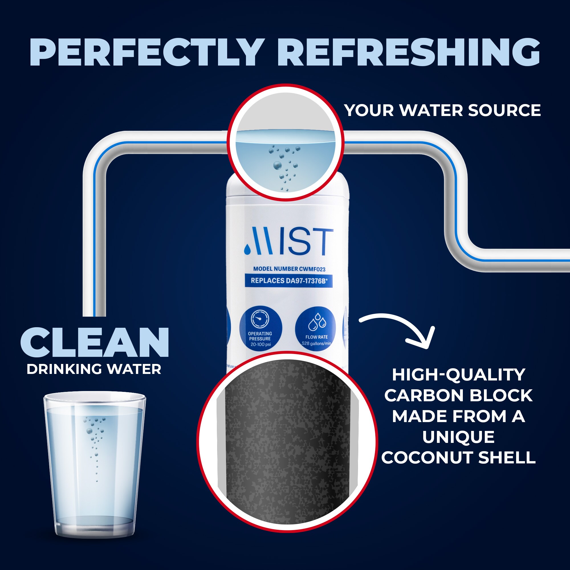 Mist CWMF223 Refrigerator-Water-Filters - View #4