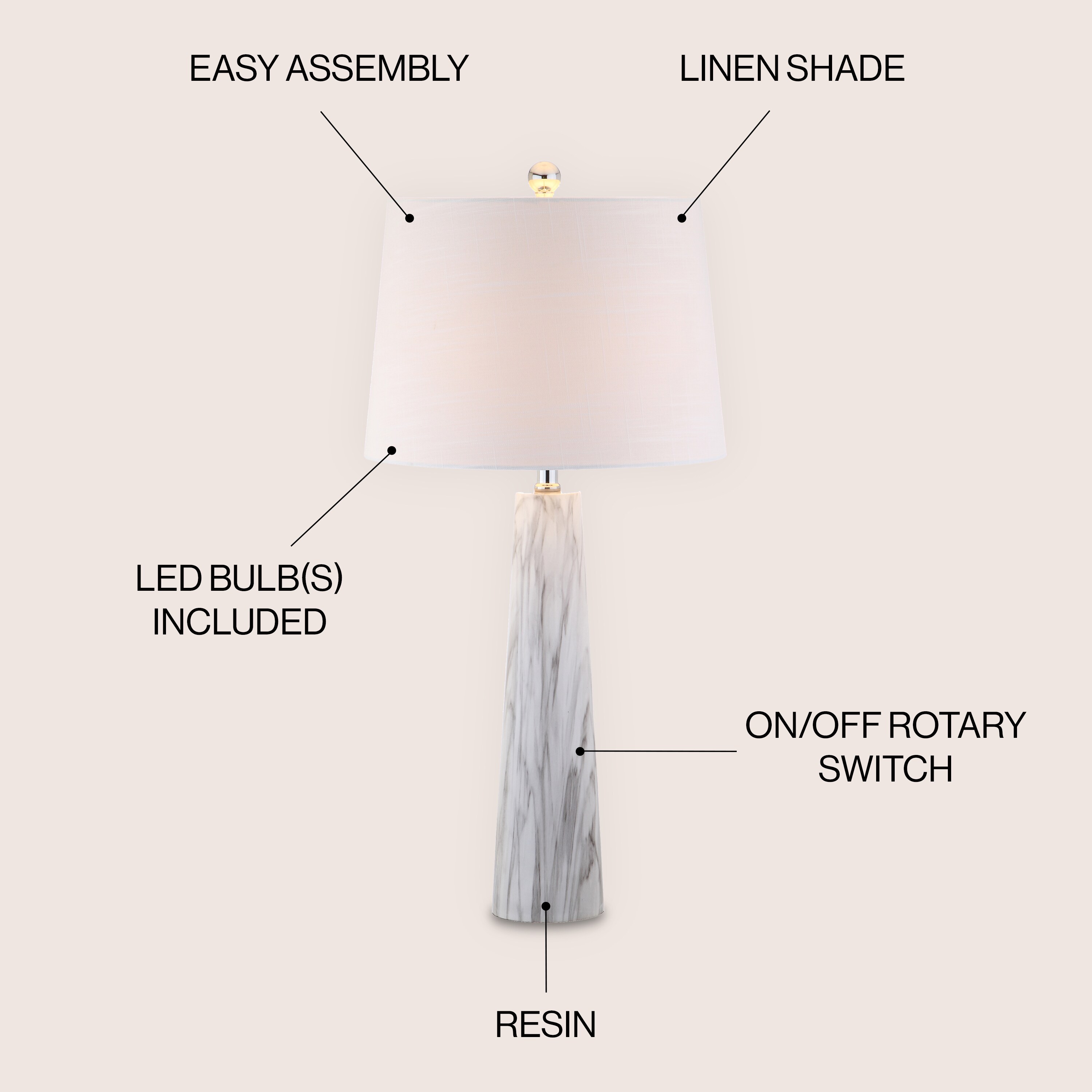 JONATHAN  Y JYL1002A Table-Lamps - View #3