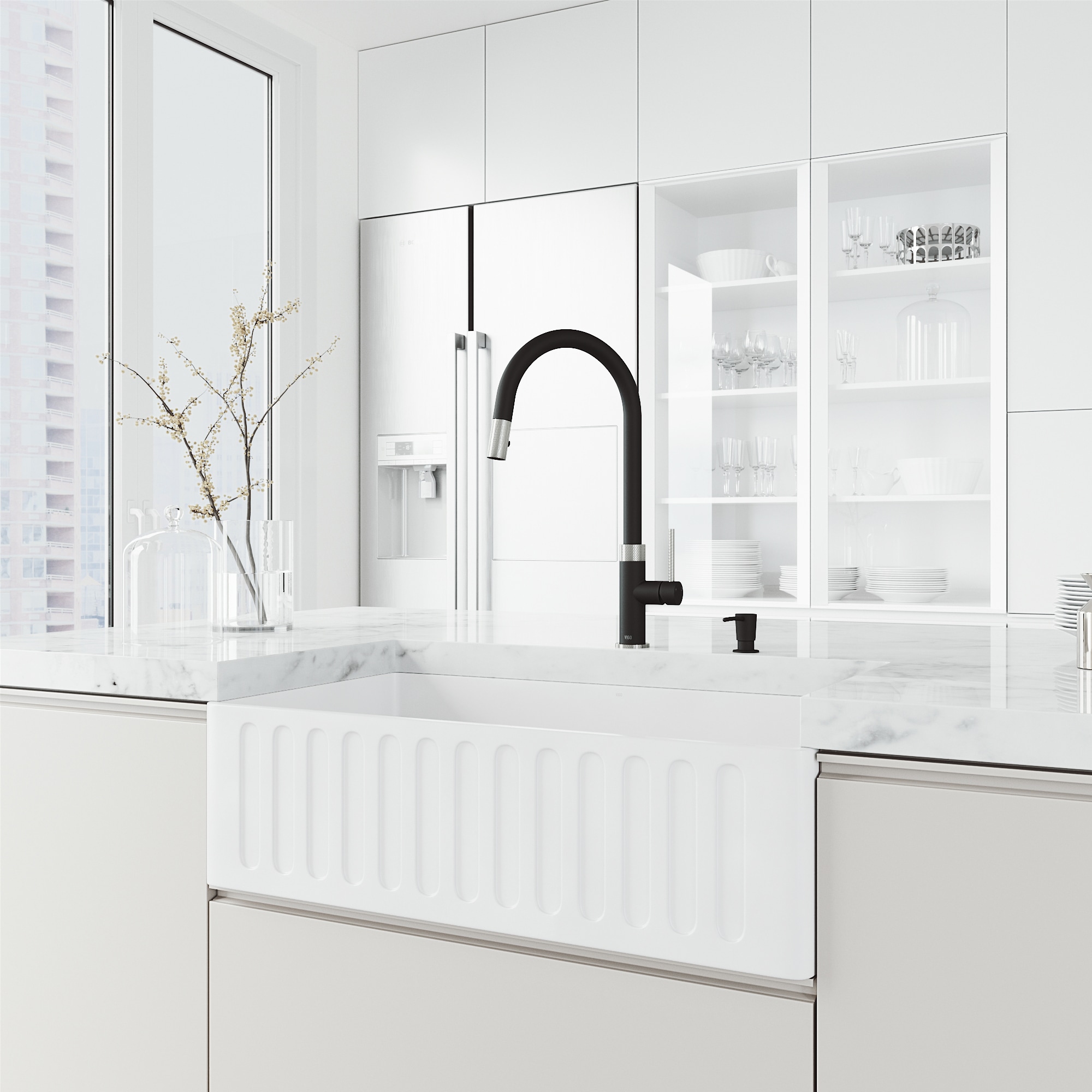 VIGO VG02033STMBK2 Kitchen-Faucets - View #7