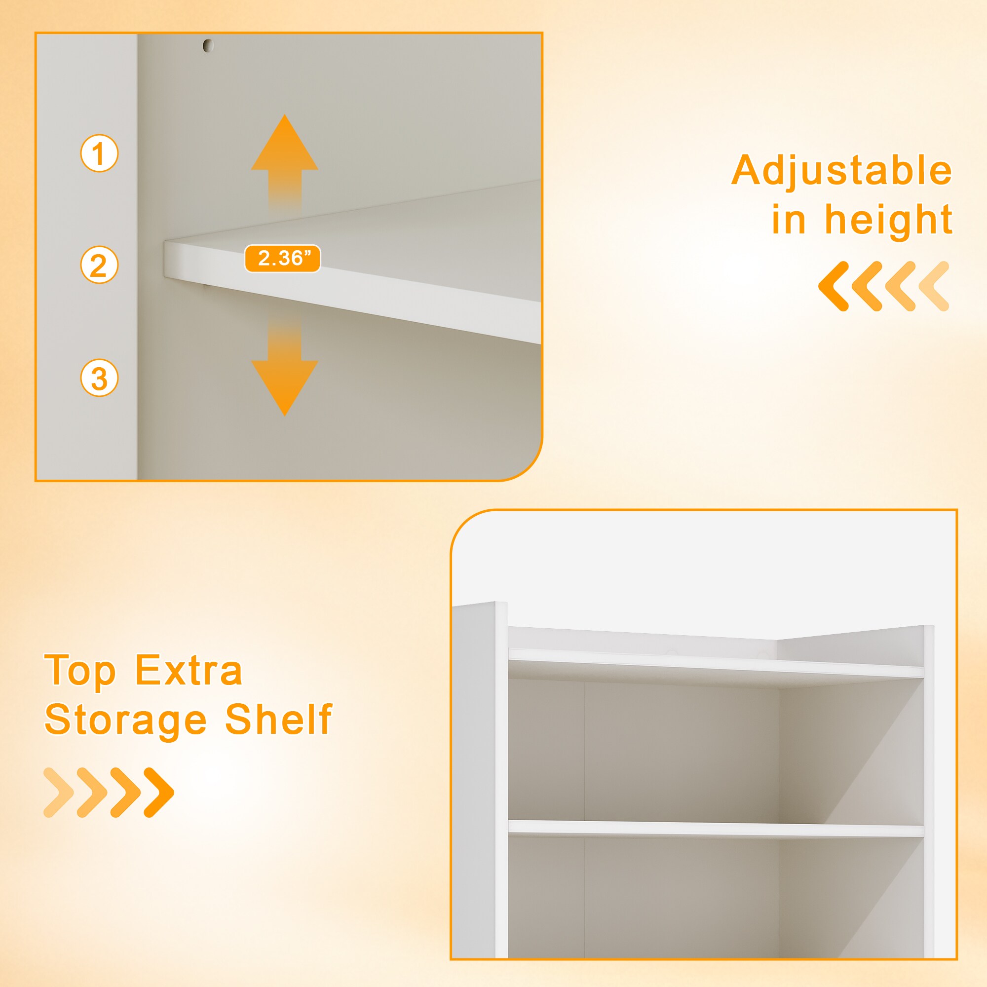 VOUA SAF-JDRYRB-BKCK Linen-Cabinets - View #8