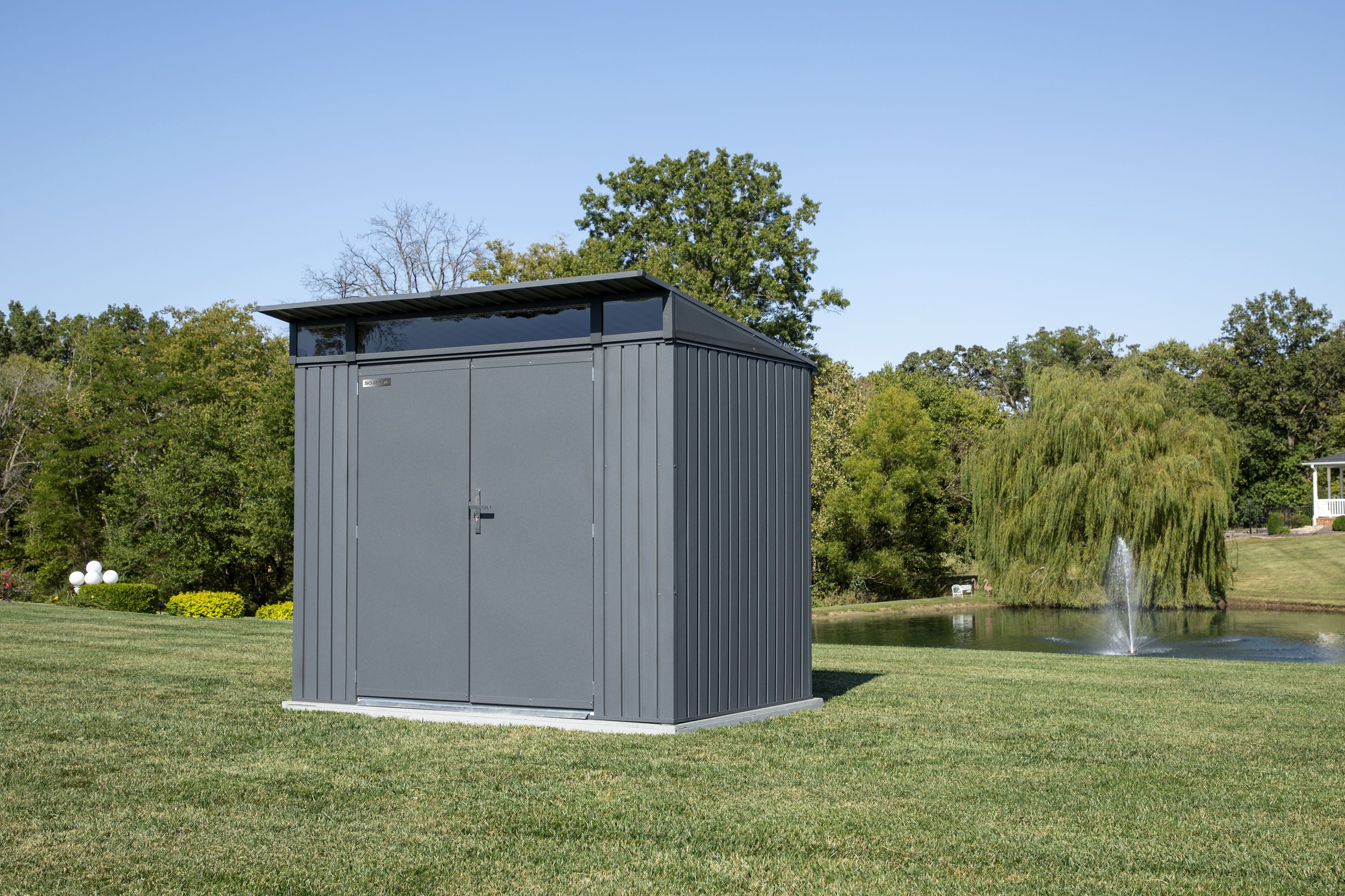 Arrow SJDEN85 Metal-Storage-Buildings-Sheds - View #10