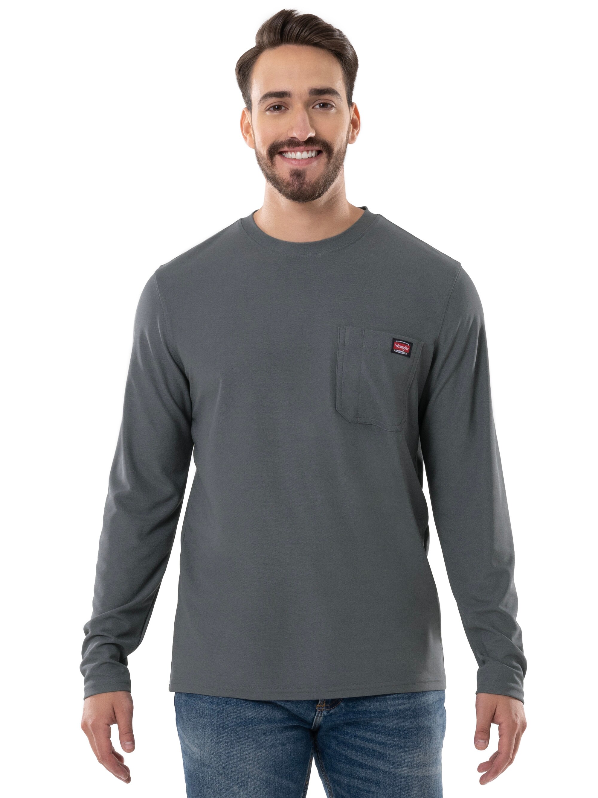 Wrangler 55145-IRN-L-CT Tops-Shirts - View #2