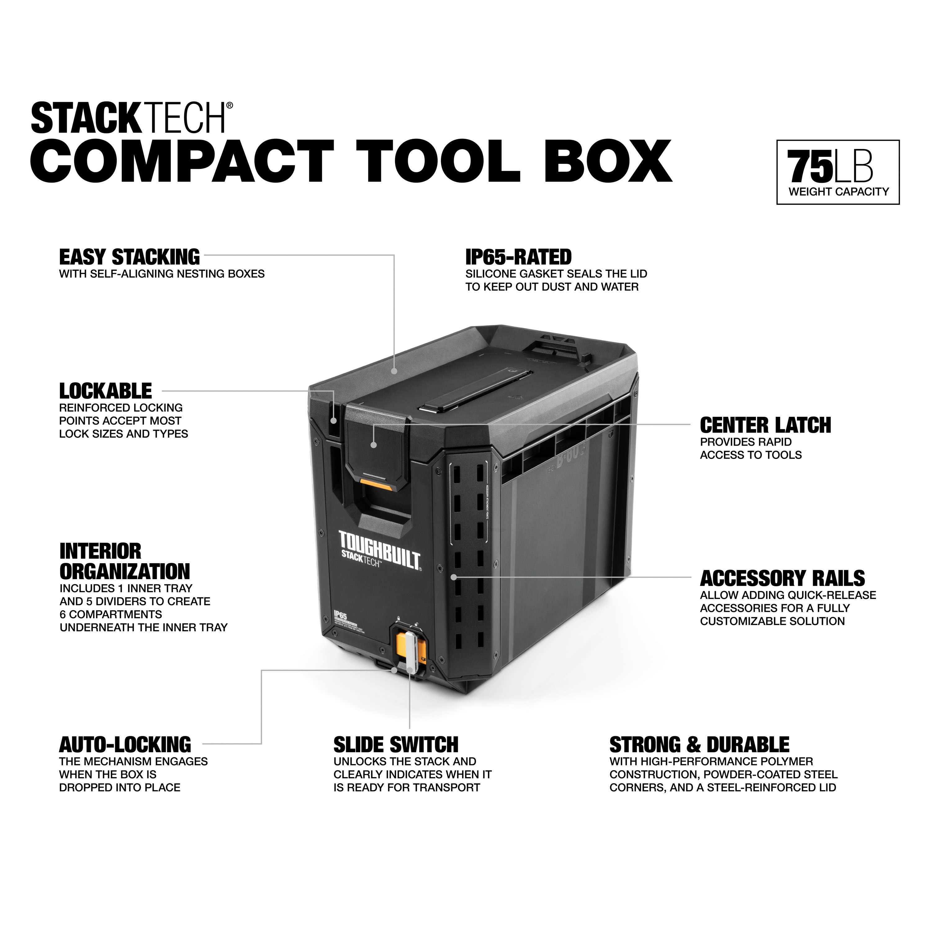 TOUGHBUILT TB-B1-B-60C Tool-Boxes - View #2
