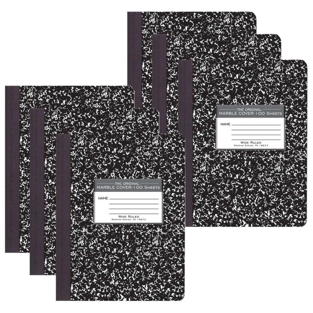 Roaring Spring Paper Products 6-Pack Black B5 Notebook in the Notebooks ...