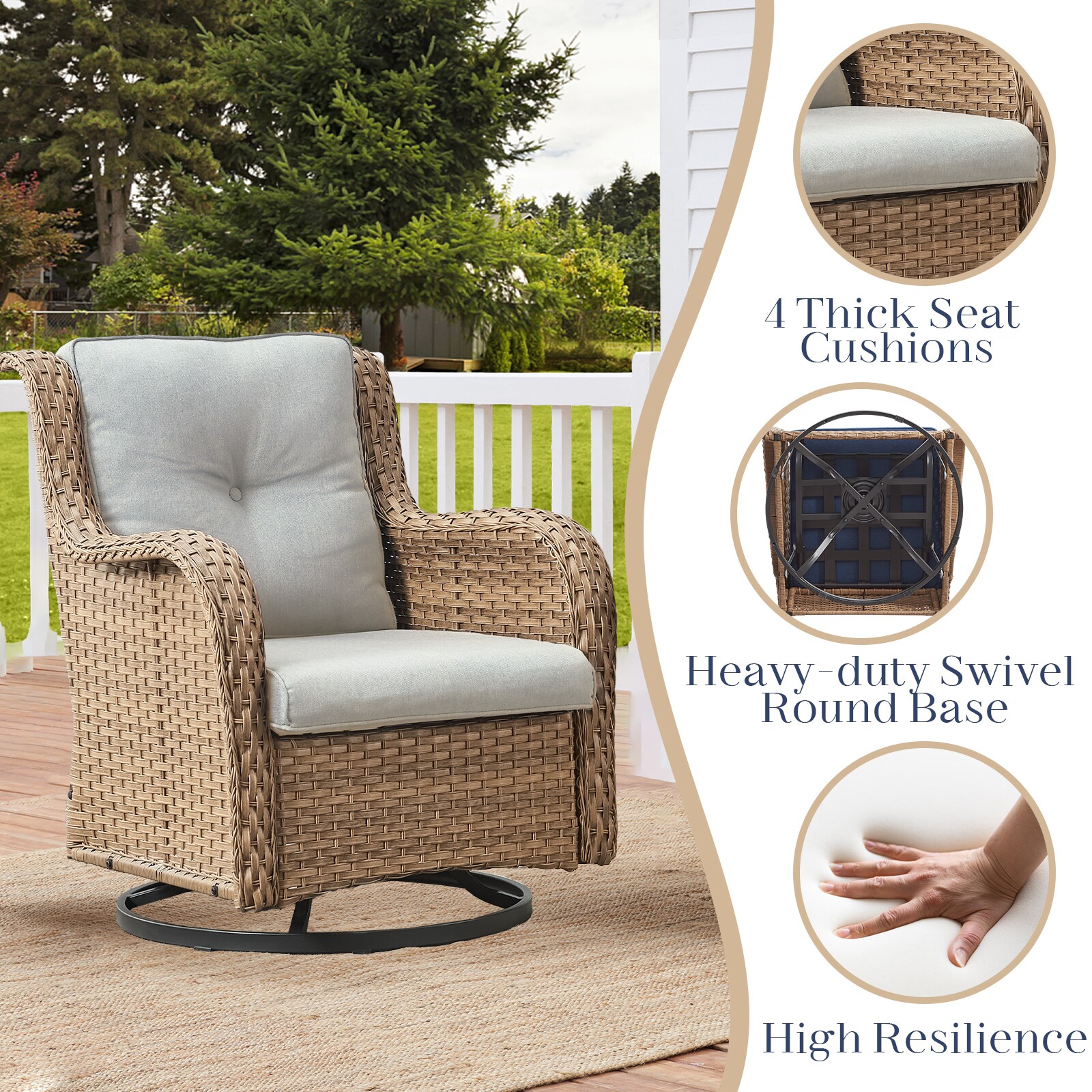 Pocassy PJ110-2 Patio-Chairs - View #8