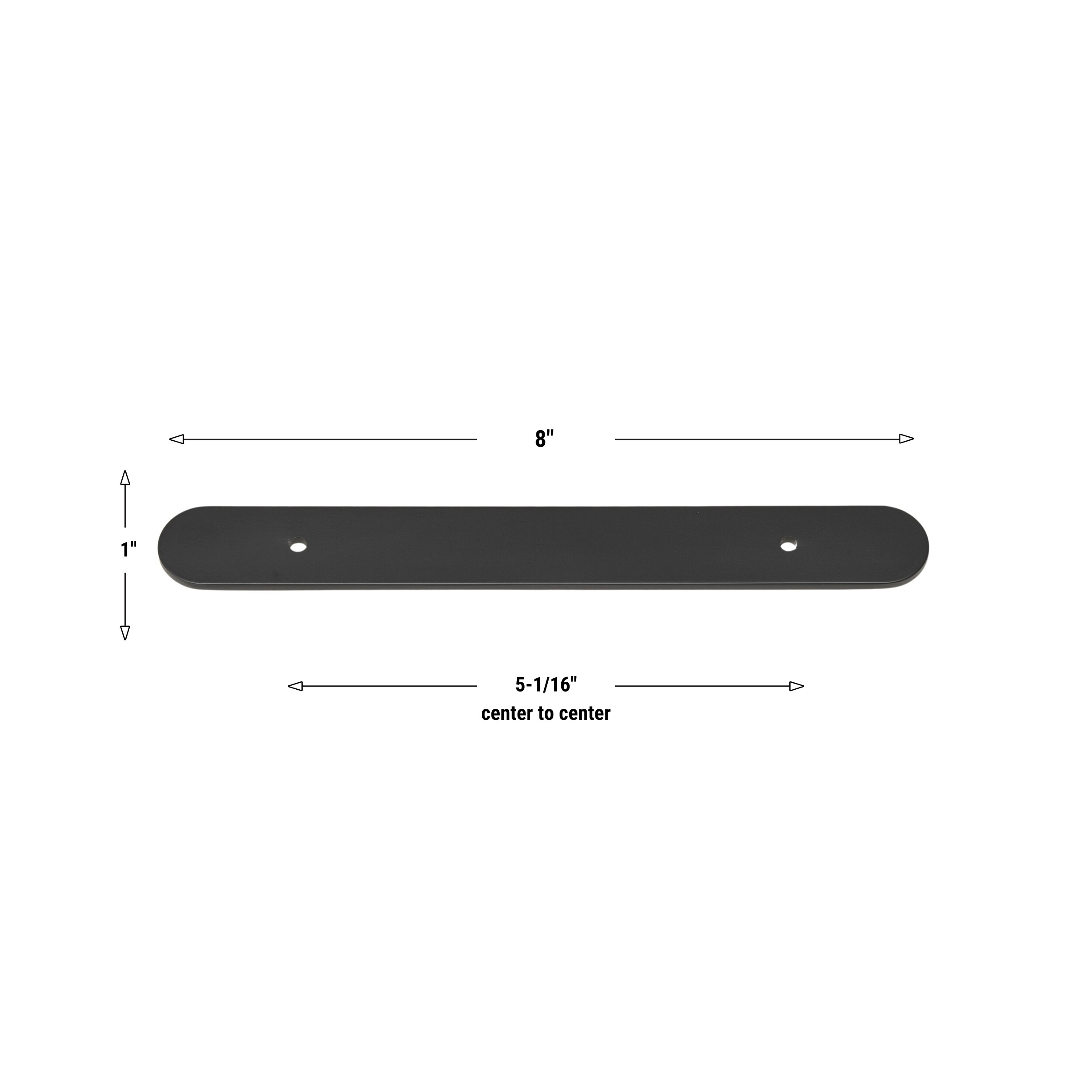 GlideRite Hardware 8343-128-MB-25 Cabinet-Pulls - View #3