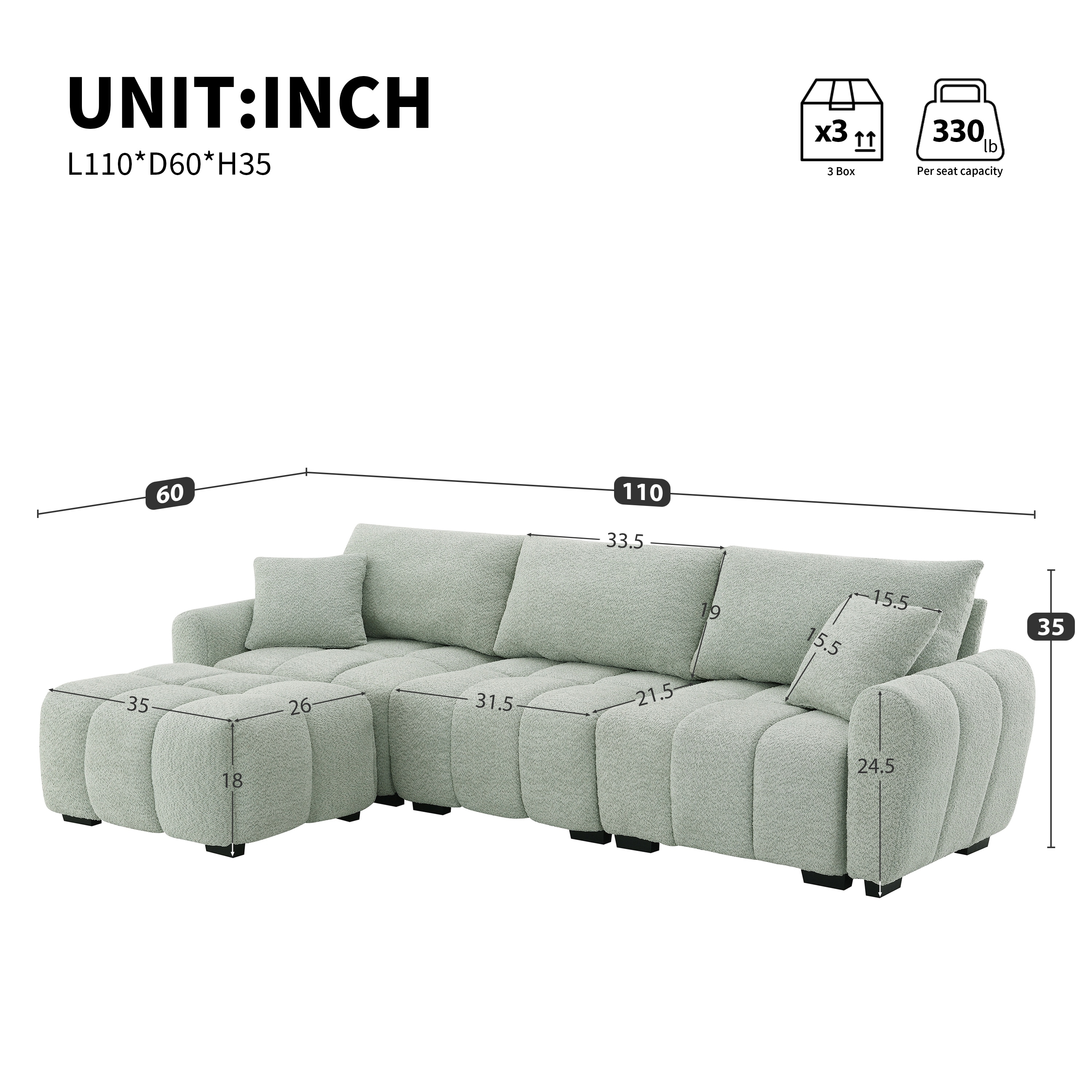 LOVMOR SF-Y-N723S0008F Patio-Sofas-Daybeds - View #2