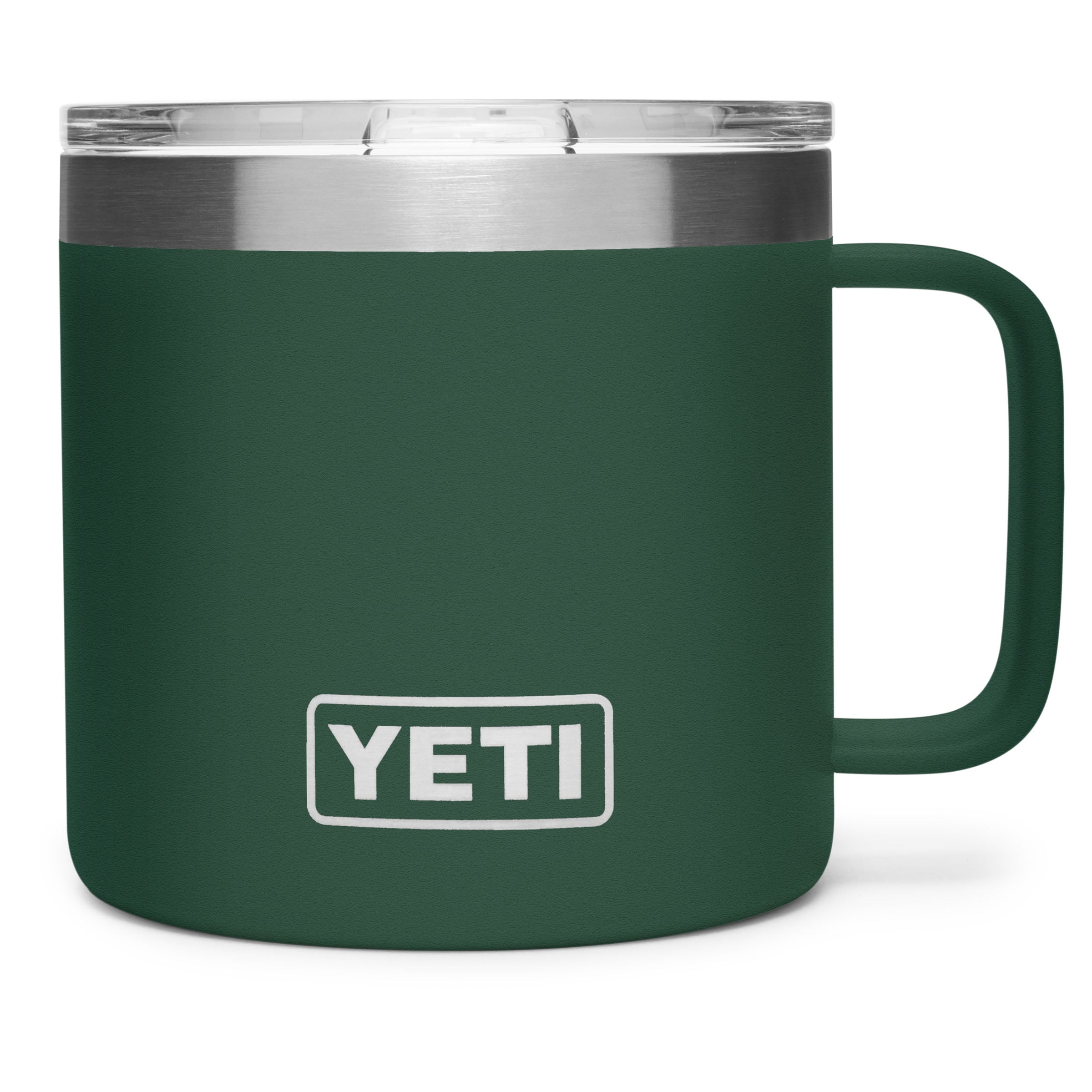 YETI Rambler 14-fl oz Stainless Steel Mug, Northwoods Green at