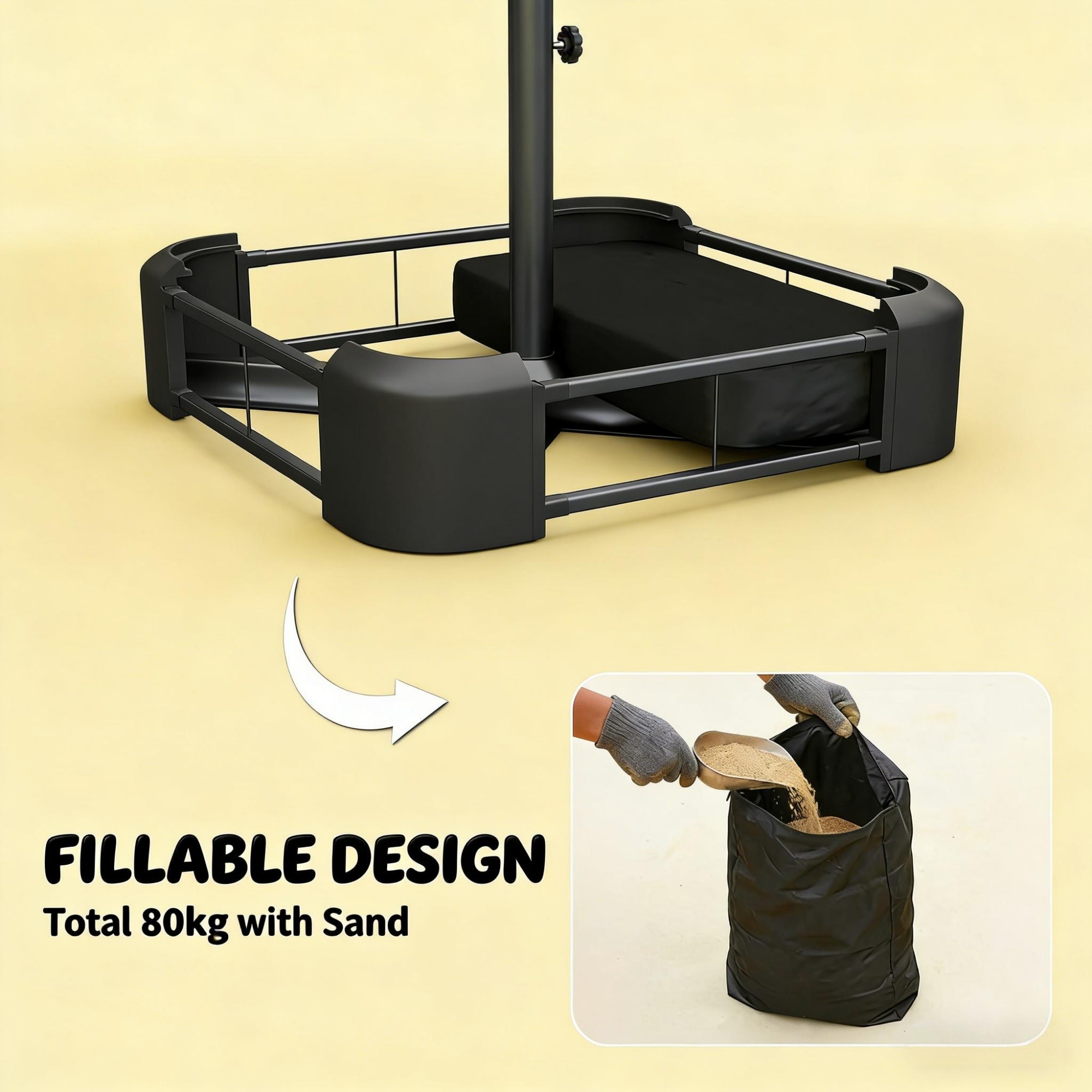 Wooakway FXLS0607-605A85 Umbrella-Bases - View #3
