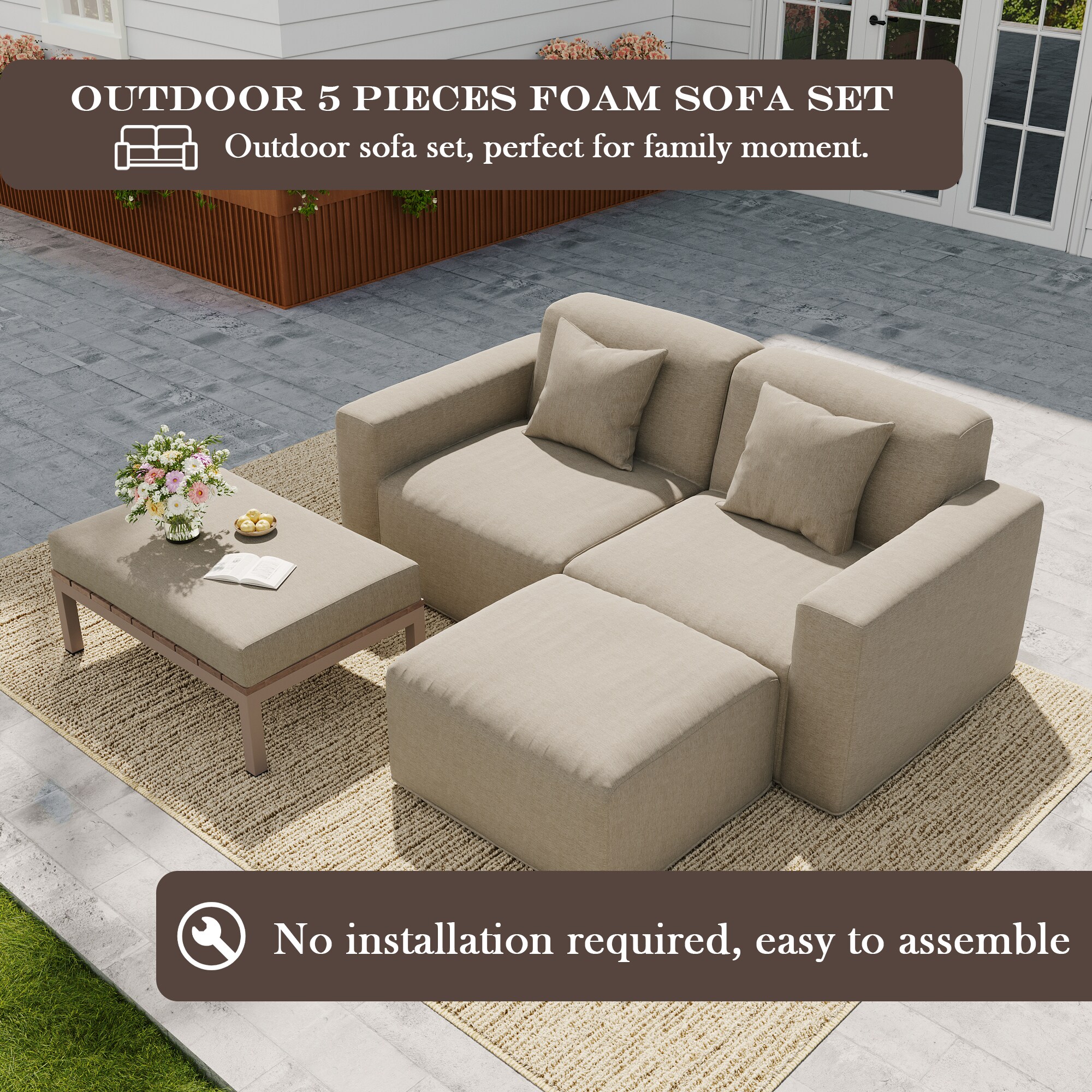 Dreamsidea LS-OP01-C-03 Patio-Sofas-Daybeds - View #8