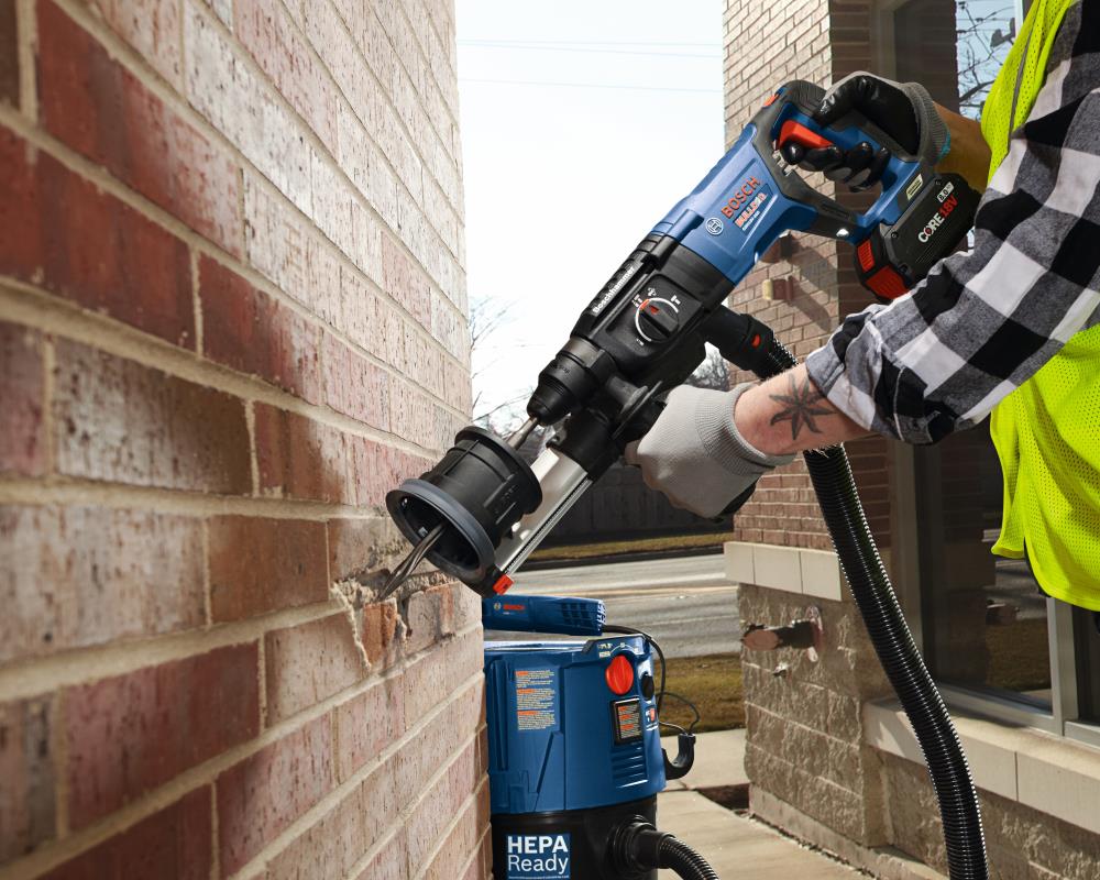 Bosch Bulldog Core18V 4-Amp 1-in Sds-plus Variable Speed Cordless Rotary  Hammer Drill(1-Battery Included) in the Rotary Hammer Drills department at
