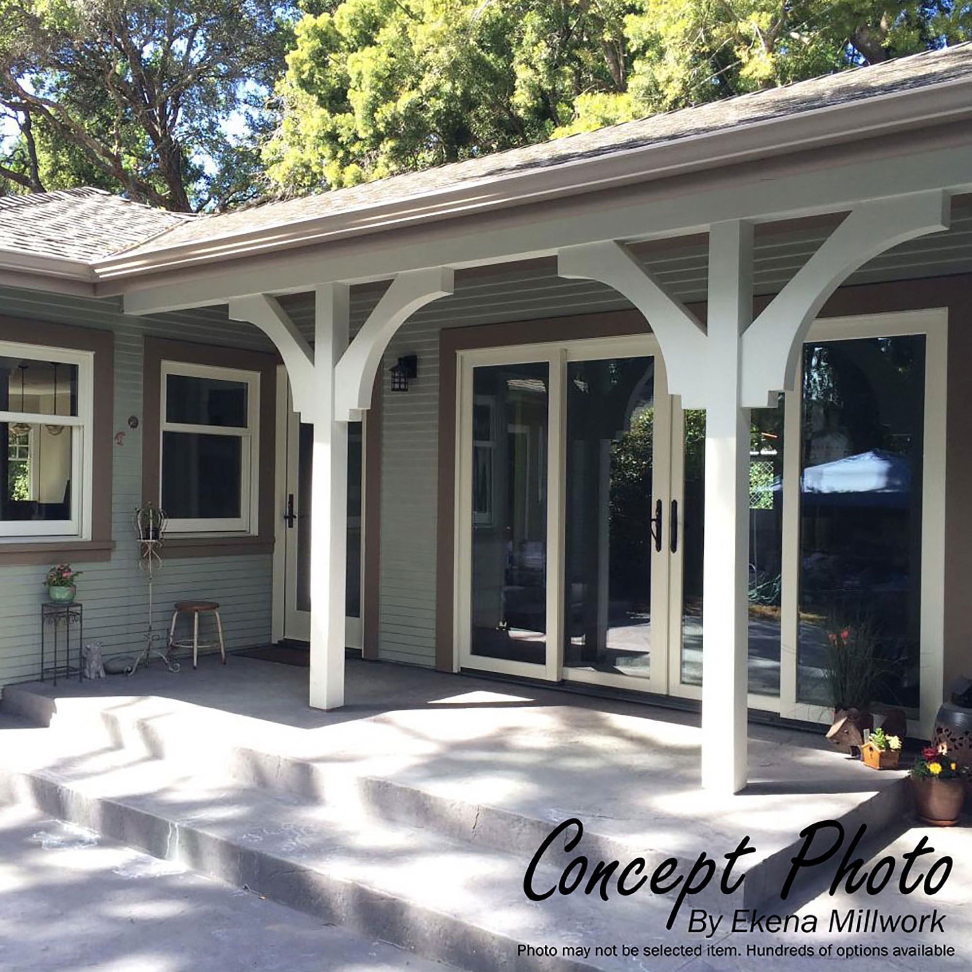 Ekena Millwork BRC04X12X12MRC00RWR braces - View #9