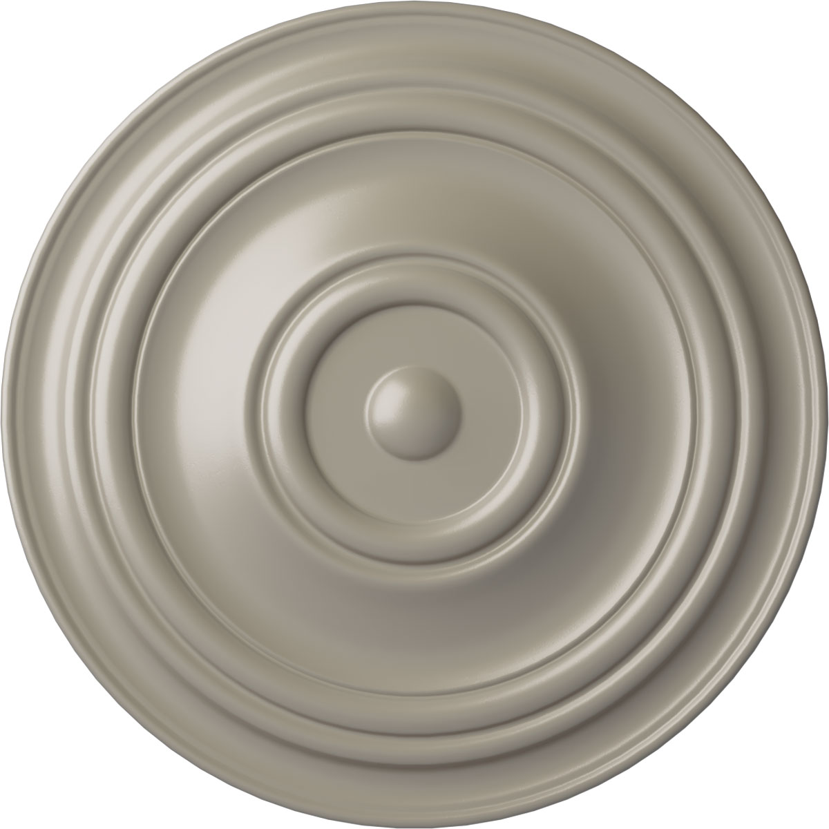 Ekena Millwork CM31TRPWS Traditional 31.5-in W x 31.5-in L Painted Pearl White Polyurethane Whole Ceiling Medallion