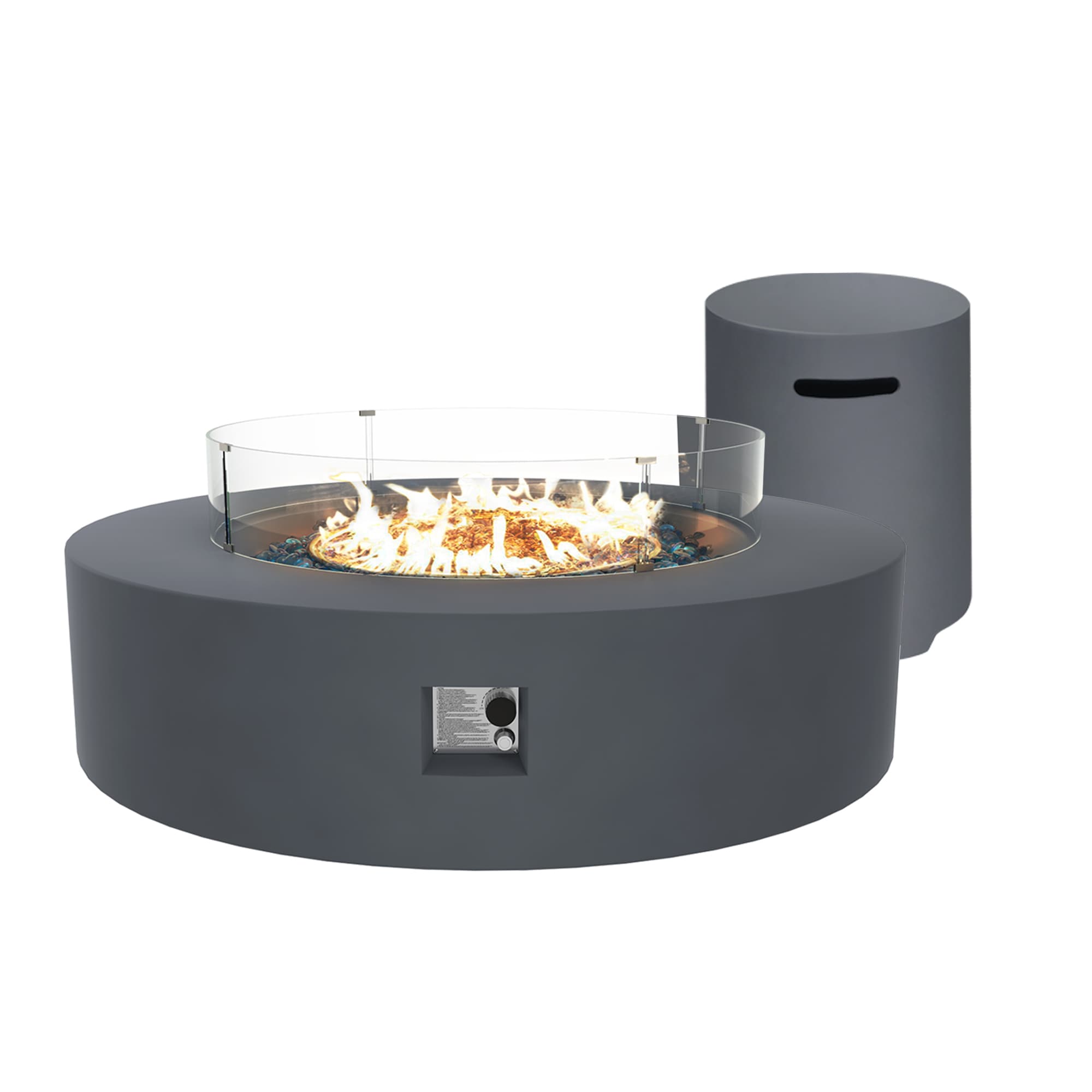 UPHA 42M-BLZWST-DK Outdoor-Gas-Firepits - View #2