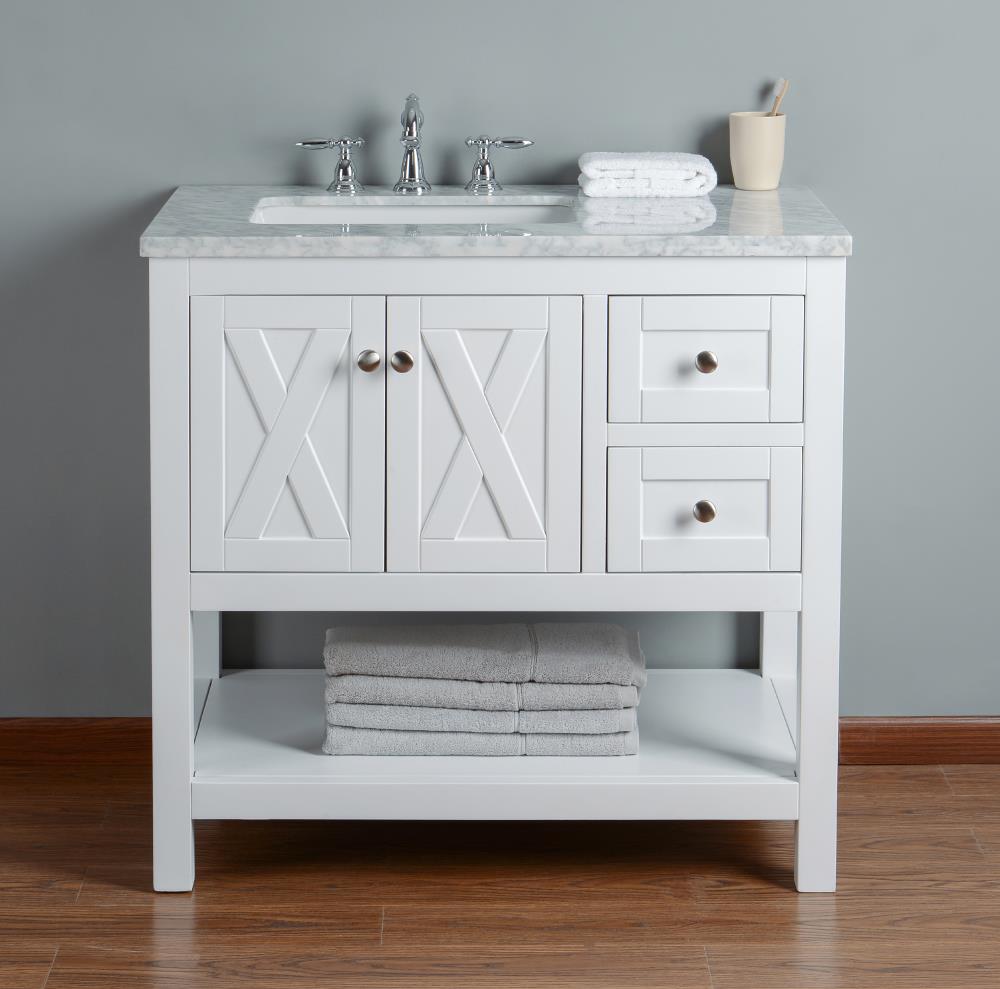 Stufurhome HD-1527W-36-CR Bath-Vanity-Combo - View #2