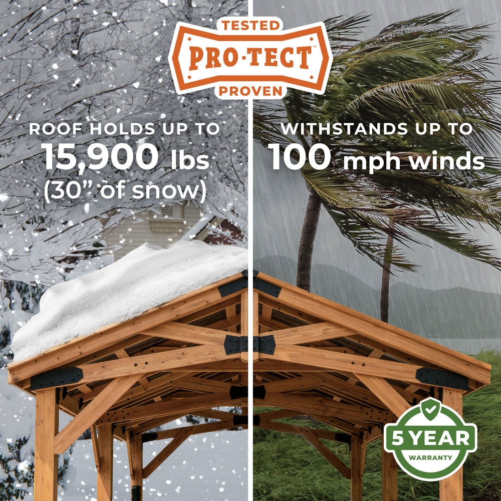 Backyard Discovery 2406049COM Wood-Resin-Gazebos - View #4