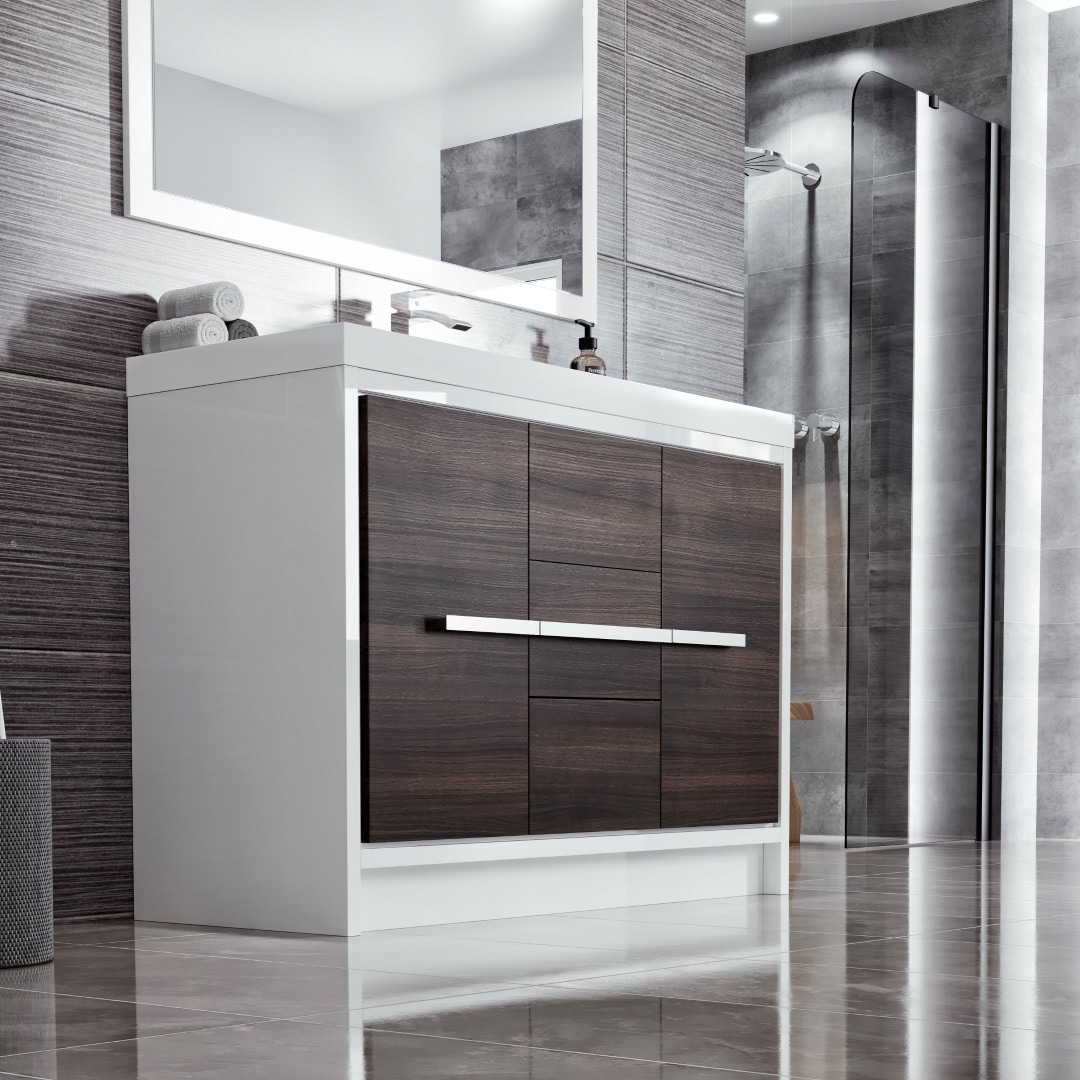 Eviva EVVN765-48GOK-WH Bath-Vanity-Combo - View #2