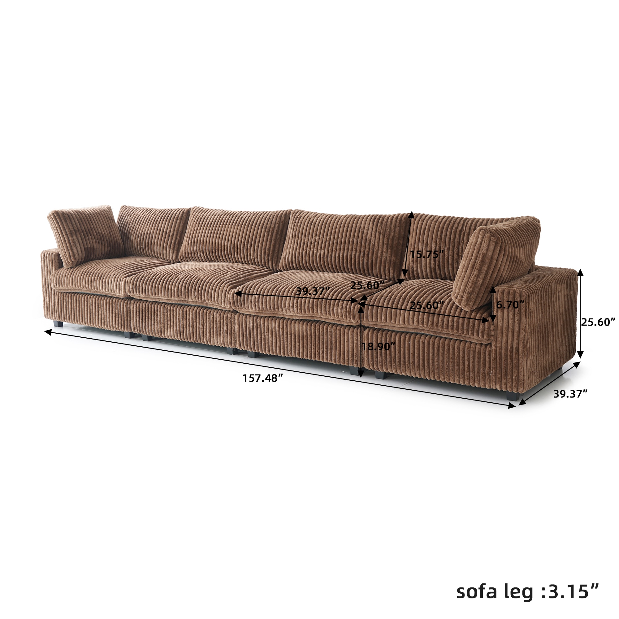 BuotiqHom DH-SF4-141TA Sofas-Loveseats - View #3
