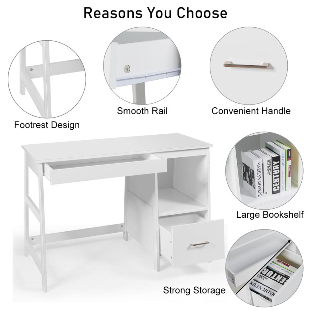 Costway HW63087WH desks - View #4