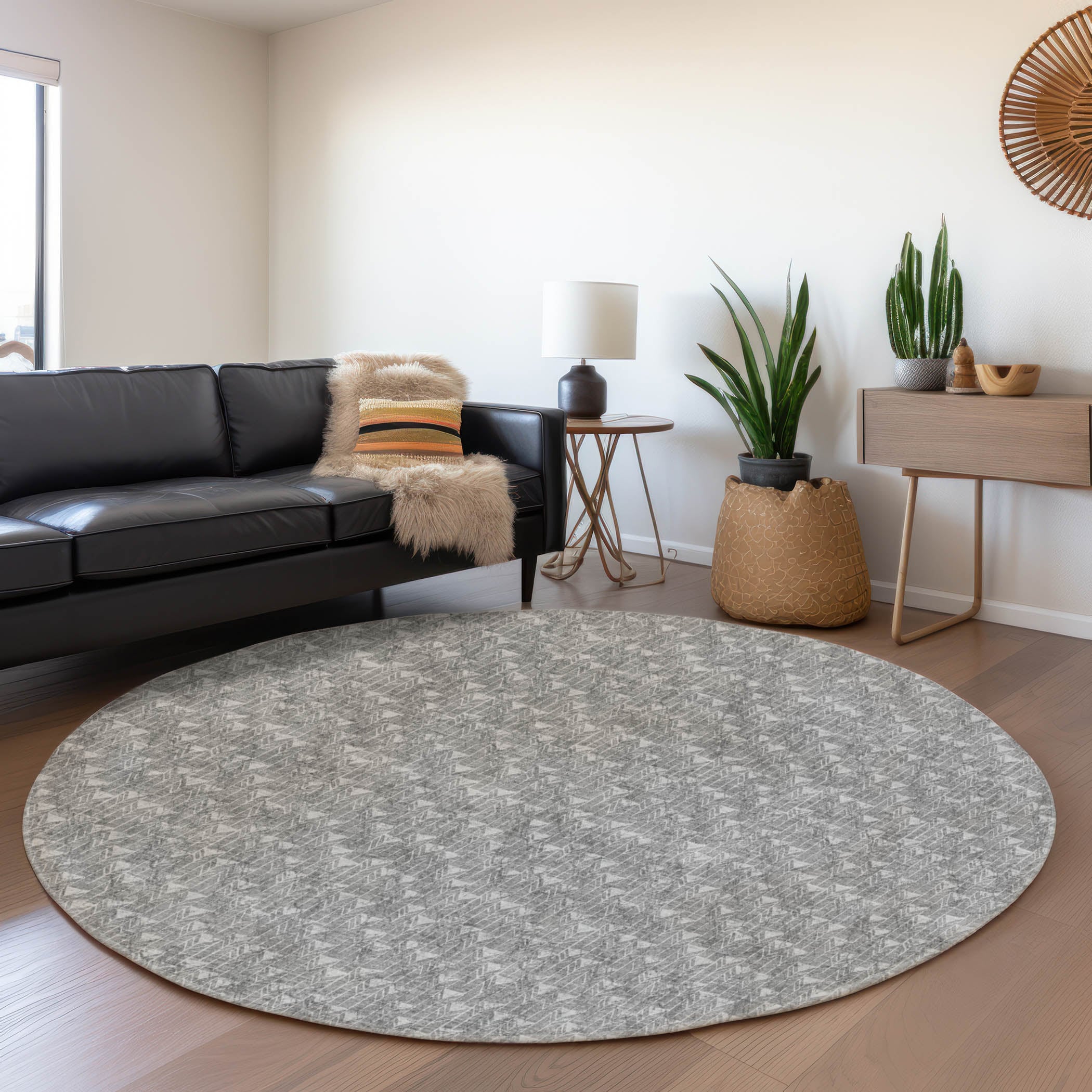 Addison Rugs AMF551SM20X30 Mayfield AMF551SM 2 x 3 (ft) Loomed Polyester Salmon Rectangular Indoor Geometric Machine washable Area rug