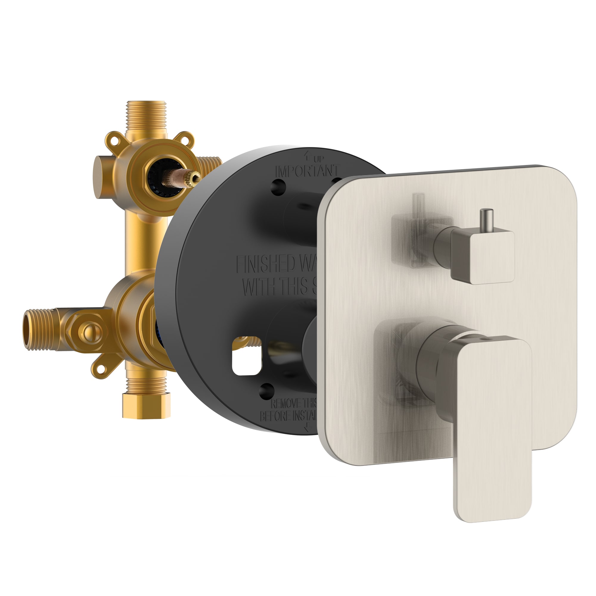 PULSE 3007-RIVD-BN 1/2-in ID MIP x 1/2-in OD MIP Brass Pressure balancing valve