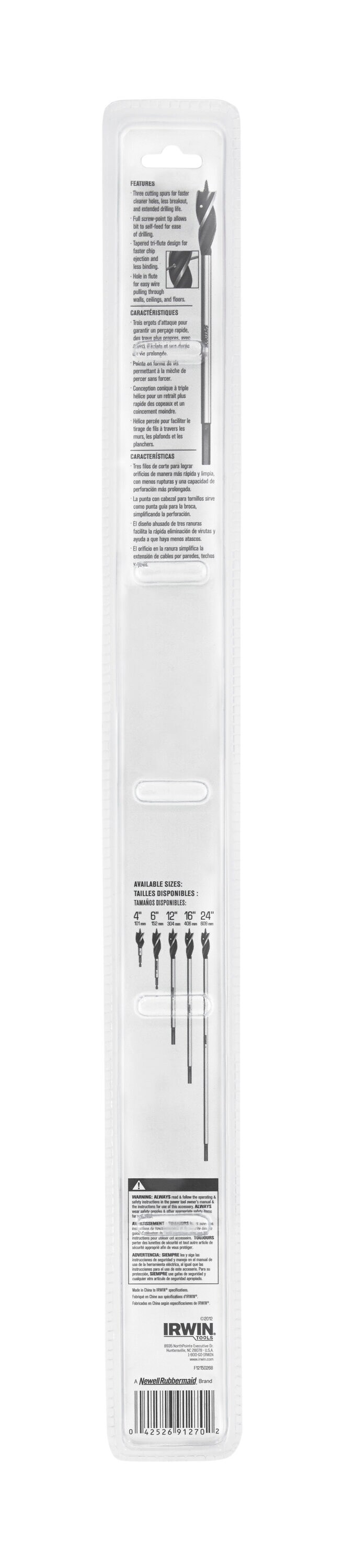 IRWIN 1866058 Woodboring-Drill-Bits - View #3