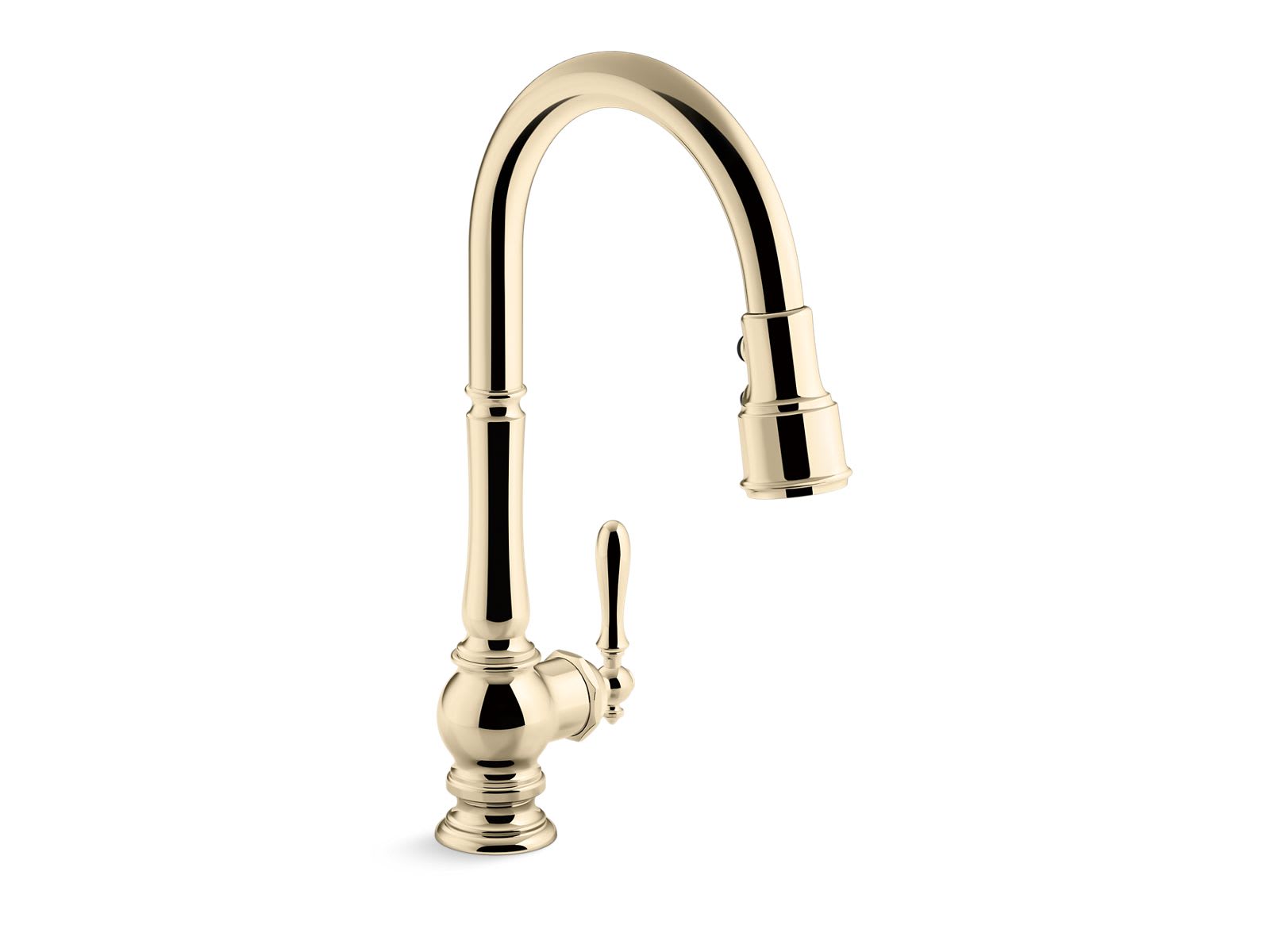 KOHLER 99259-AF Artifacts Pull-down kitchen sink faucet with three-function sprayhead