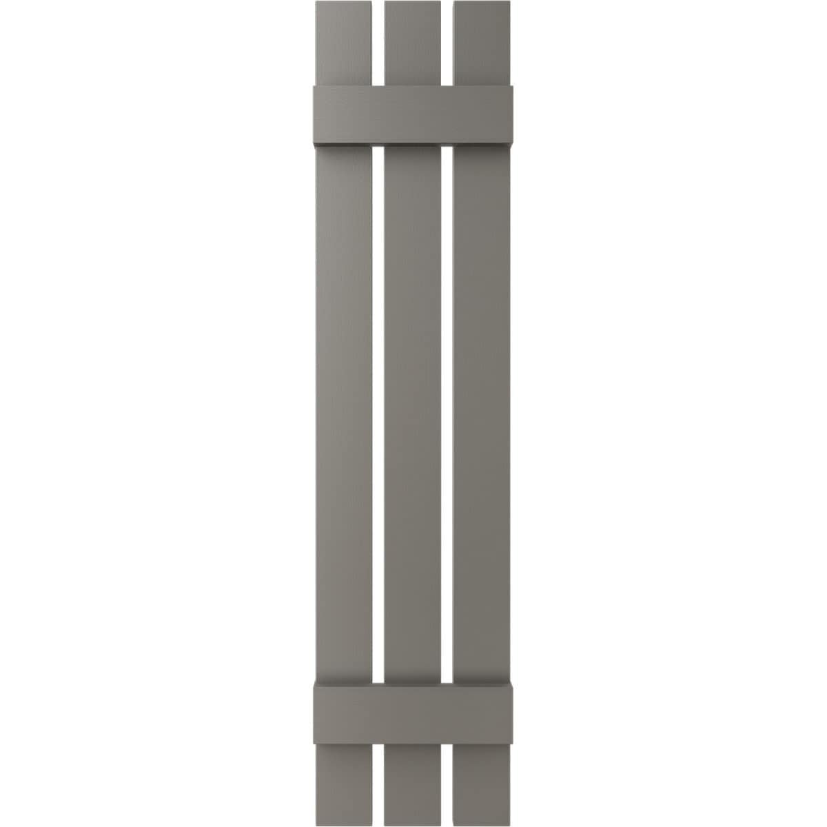 Ekena Millwork LS3C12X02900TG 12-in W x 29-in H Tuxedo Grey Board and batten Spaced Exterior Shutters ( 2 -Pack )