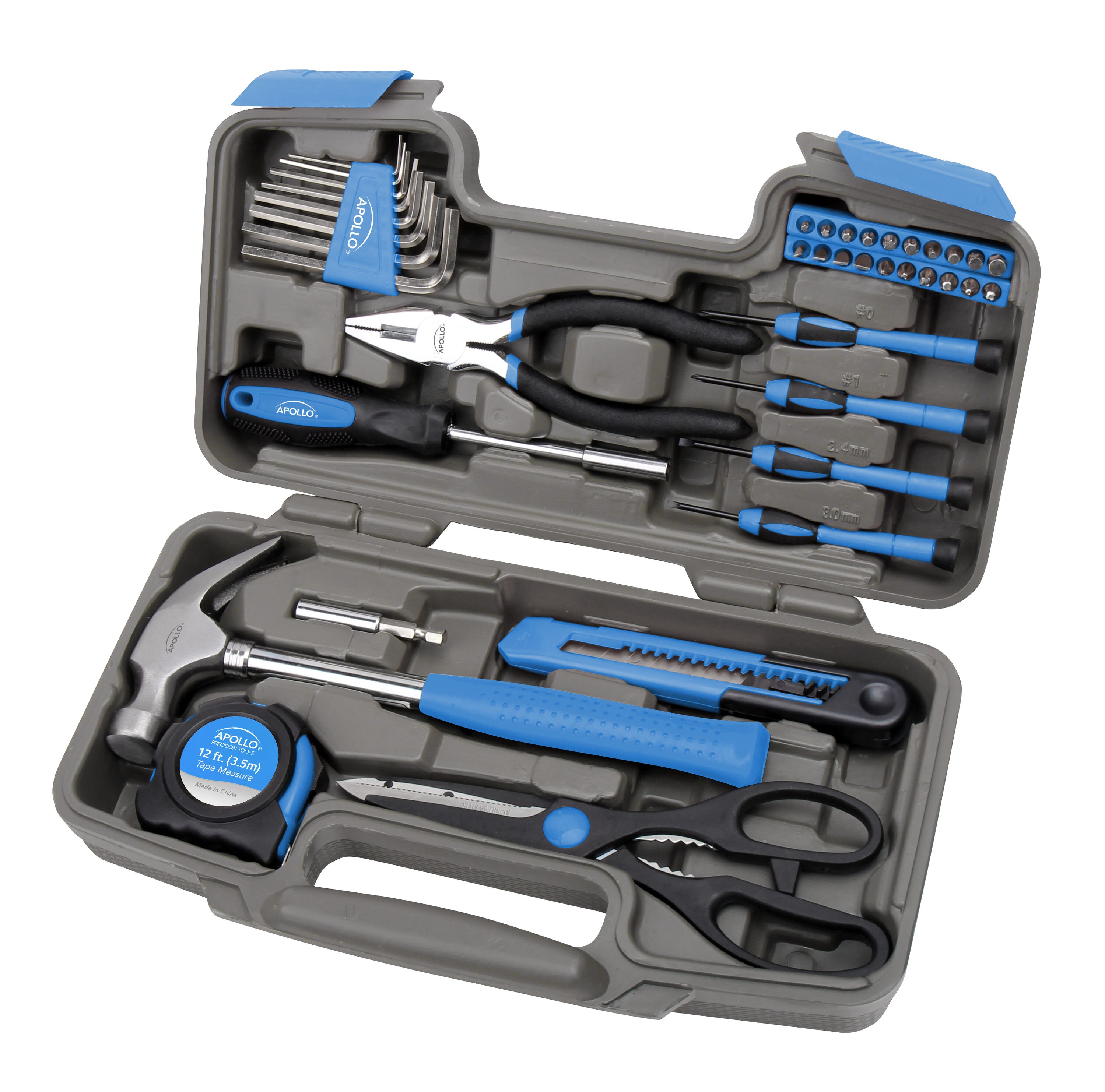Fleming Supply 15-Piece Household Tool Set with Hard Case | 857981FWR