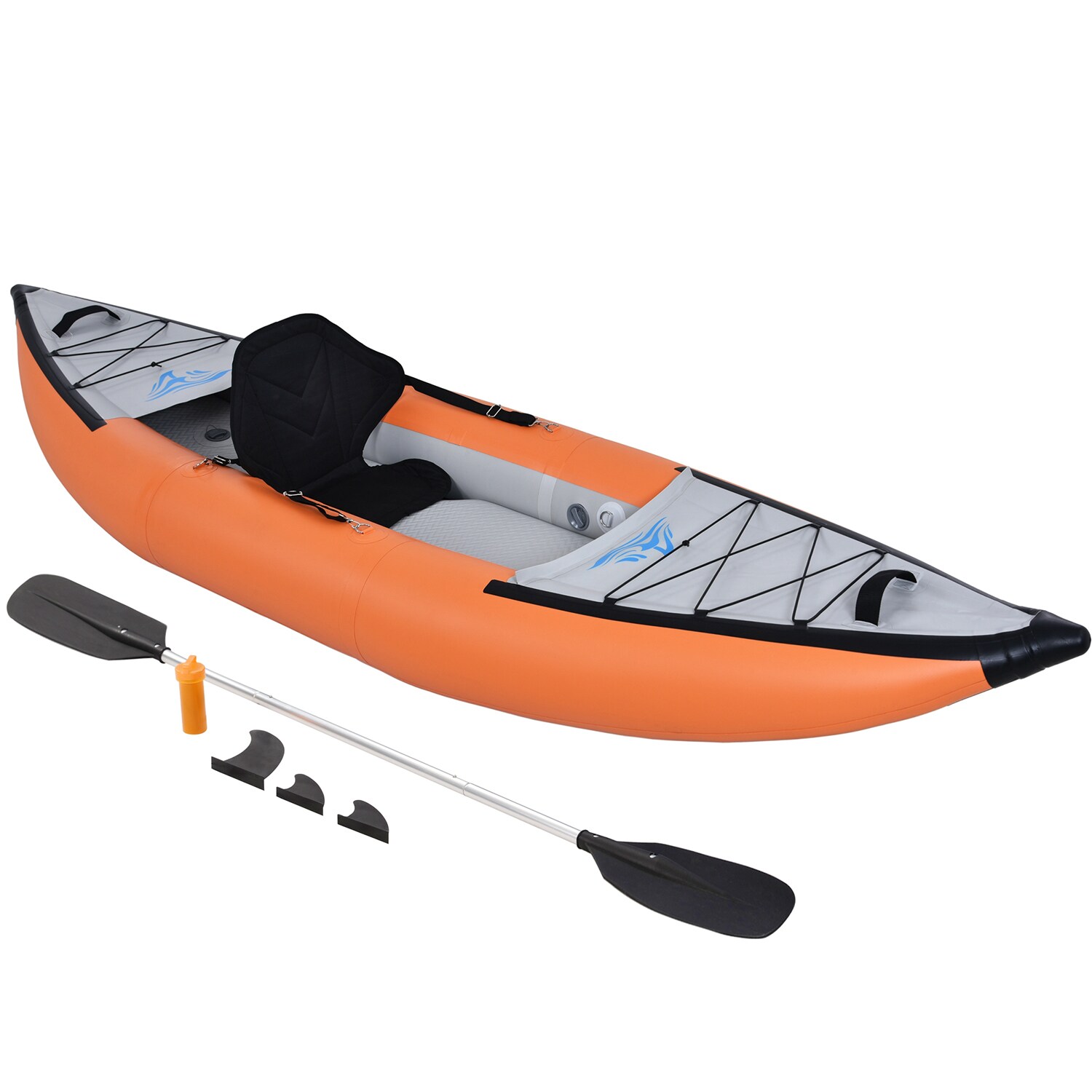 SINOFURN Sit-in 1 Person 10-ft PVC Kayak in the Kayaks department at
