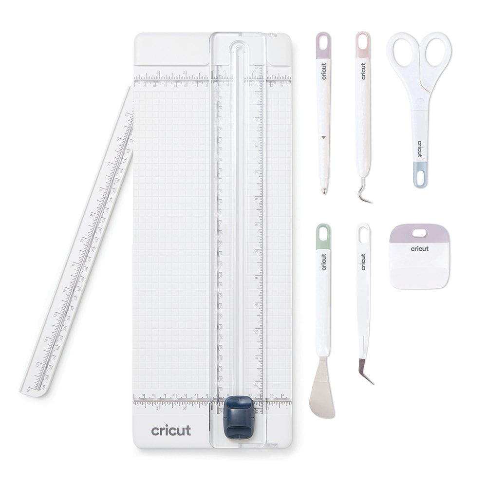 Cricut White Plastic and Metal Tool Set in the Crafting Machines