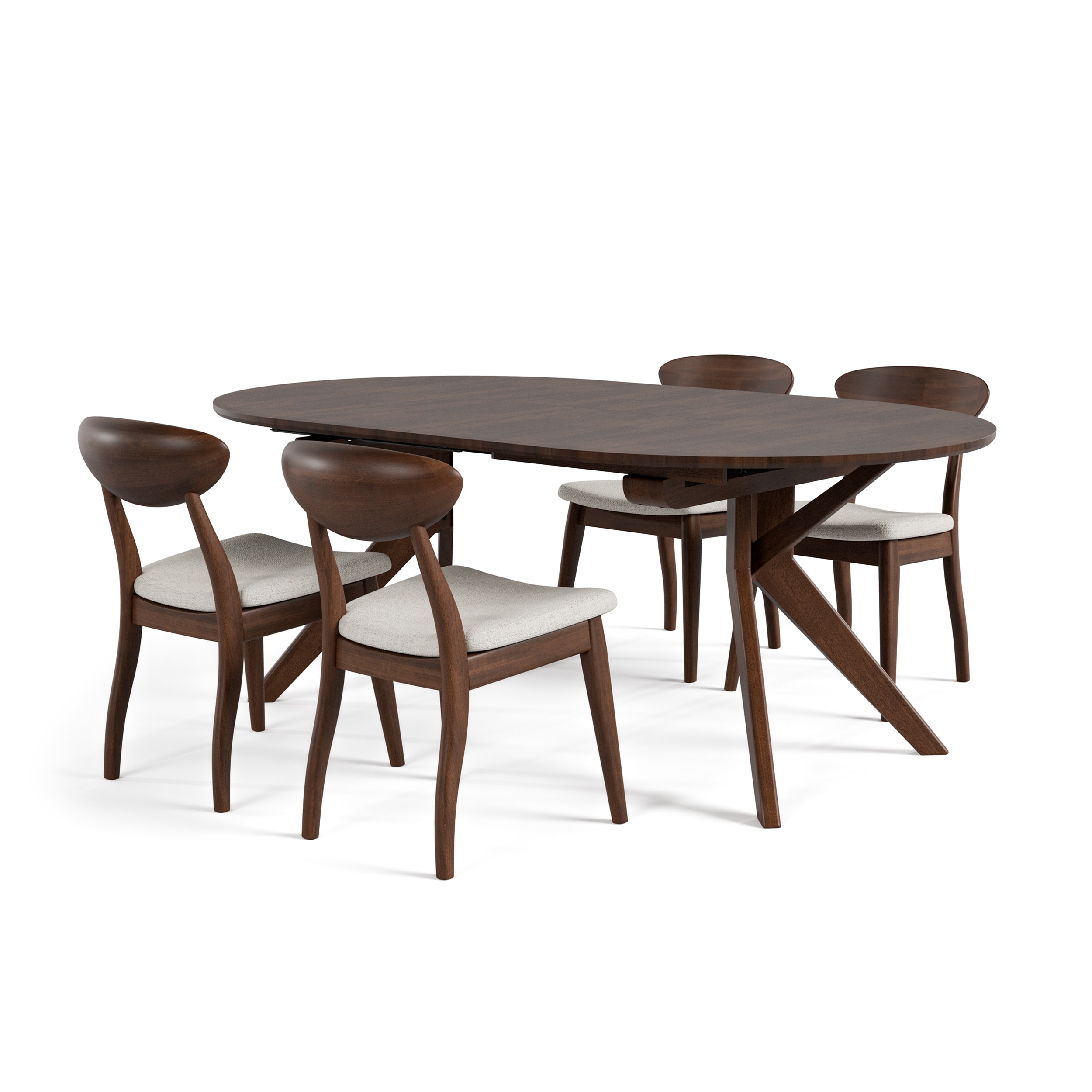 Furniture of America IDF30005WNOT5PC Dining-Sets - View #2