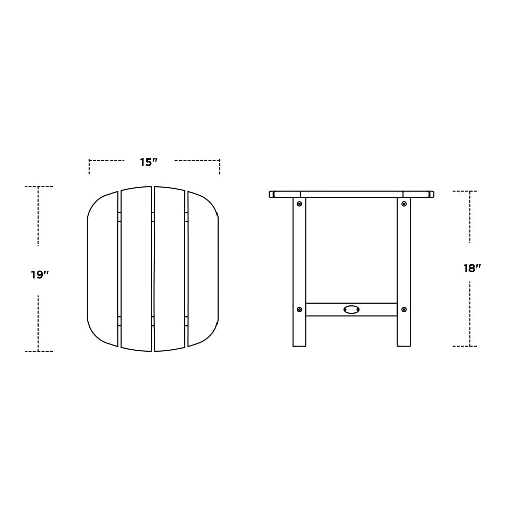 POLYWOOD PWS2204-1-TA Patio-Conversation-Sets - View #8